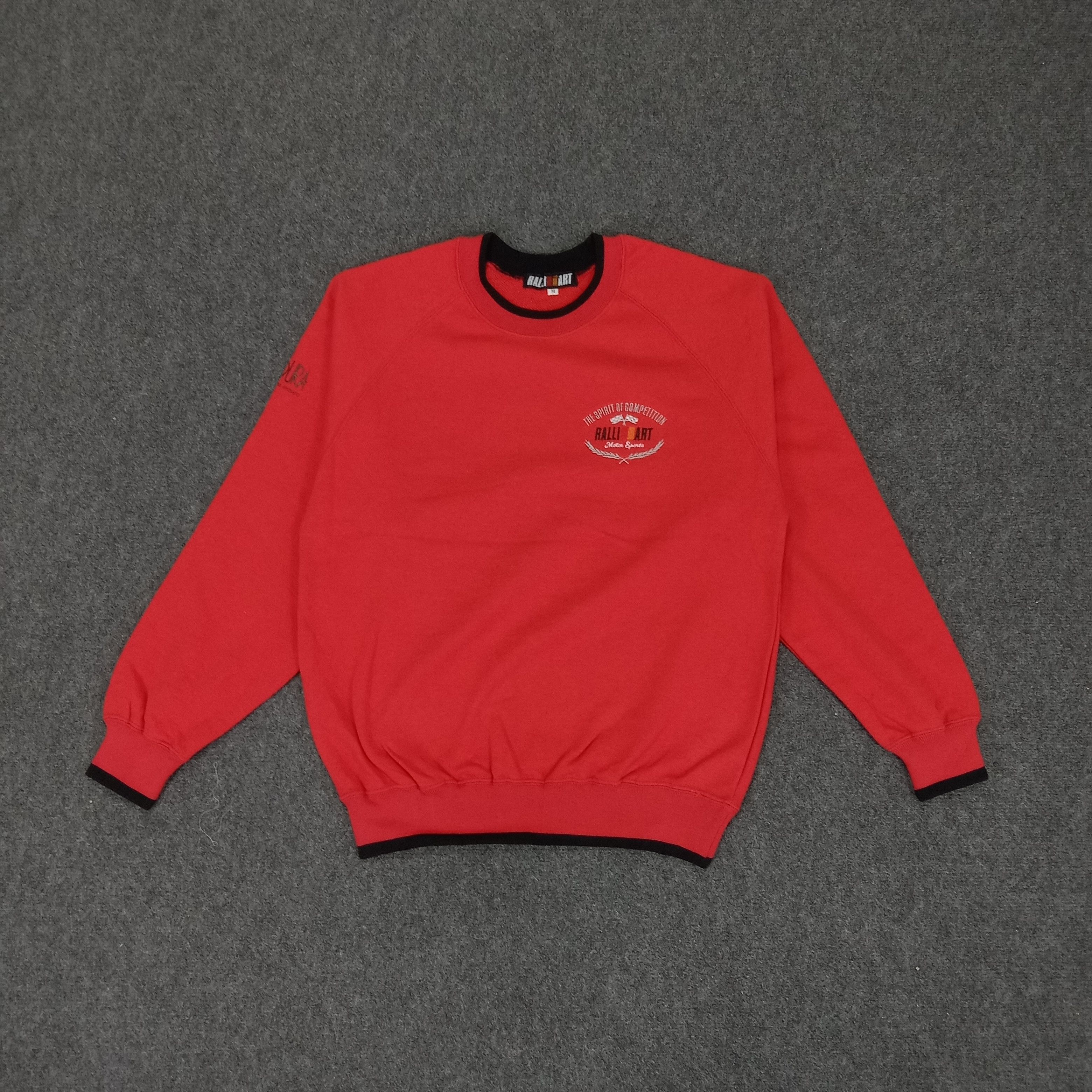 Japanese Brand × Vintage Mitsubishi Ralli Art Racing Team Custom Sweatshirt Size US S / EU 44-46 / 1 - 4 Thumbnail