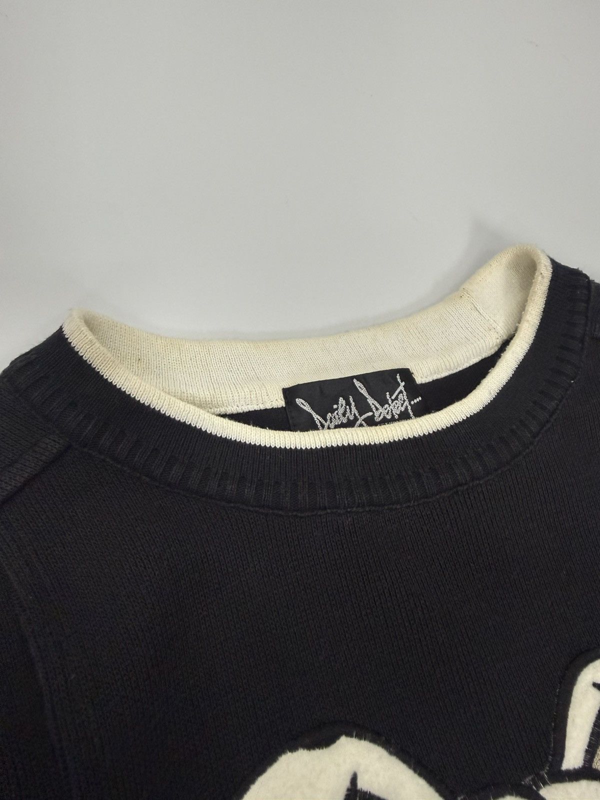 Yoshiyuki Konishi ⚡️ 90s Daily Robet JPN Embroided logo Panel Patchs Knit Sweat Size US L / EU 52-54 / 3 - 6 Thumbnail