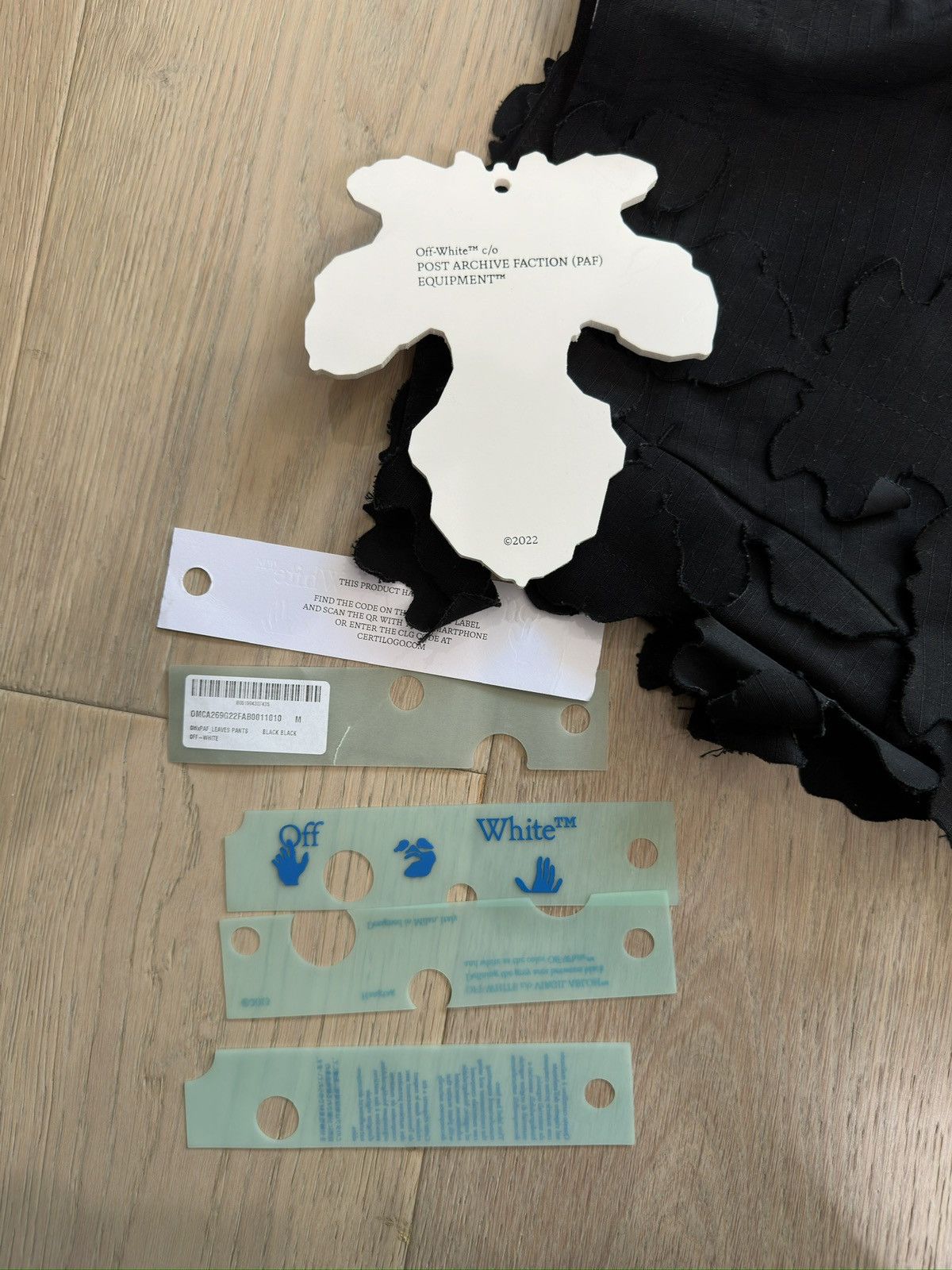 Off-White × POST ARCHIVE FACTION (PAF) Off-White™ C/O Post Archive Faction (Paf) Leaves Pants Size US 32 / EU 48 - 6 Thumbnail