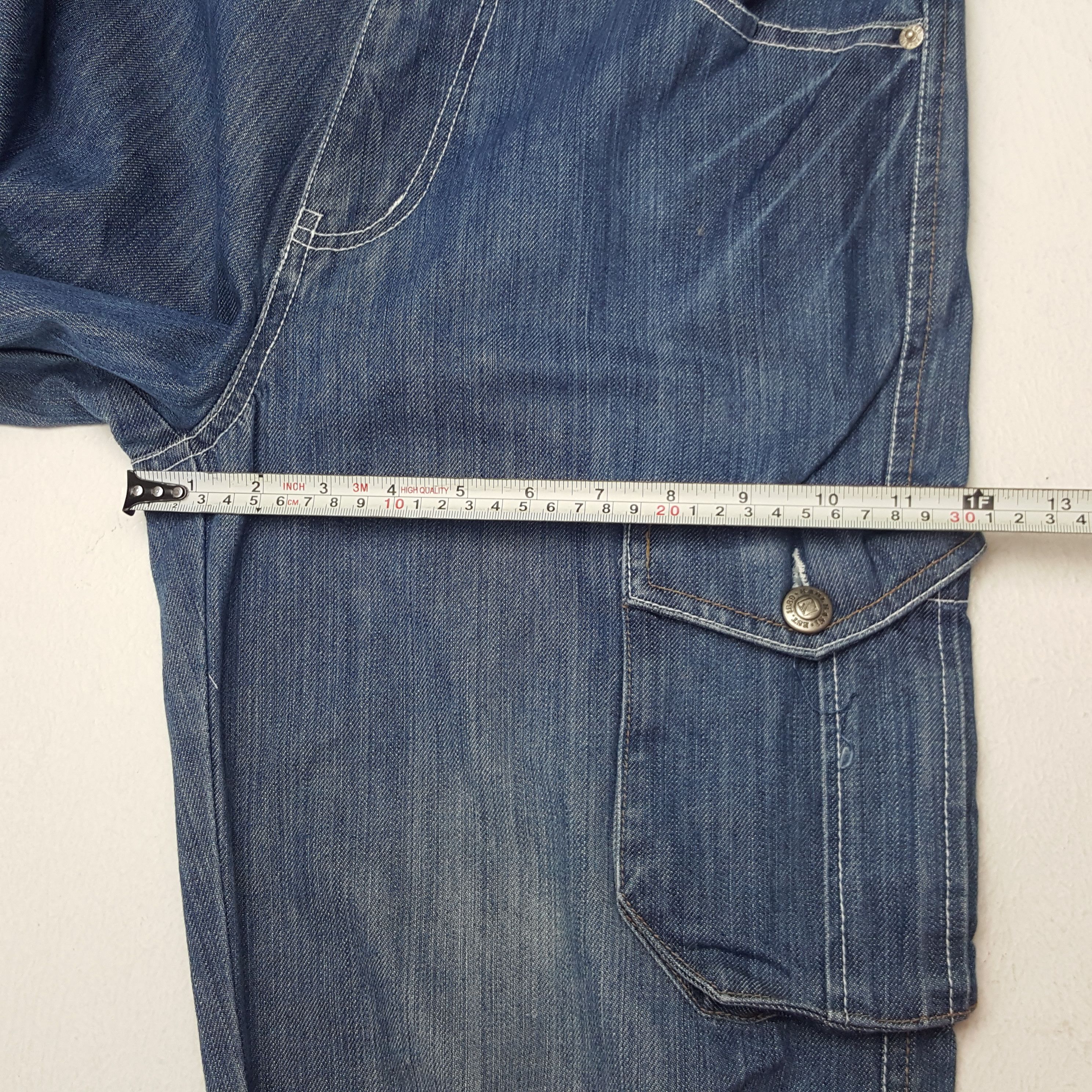 Karl Kani × Vintage Vintage Karl Kani CH79 Cargo Denim Jeans Size US 27 - 9 Thumbnail