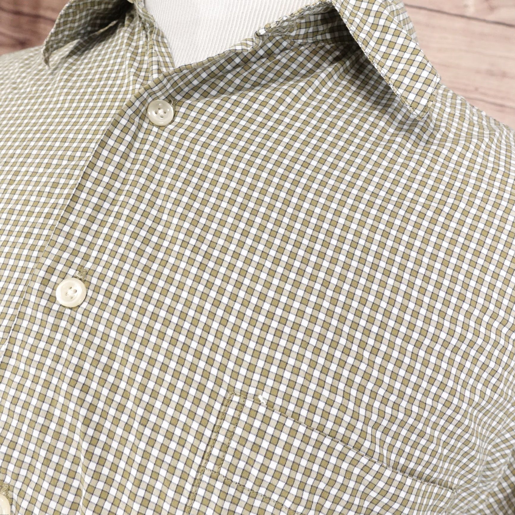 Eddie Bauer Vintage Eddie Bauer Short Sleeve Check Button-Up Shirt Mens XL Green Cotton Casual Size US XL / EU 56 / 4 - 2 Thumbnail
