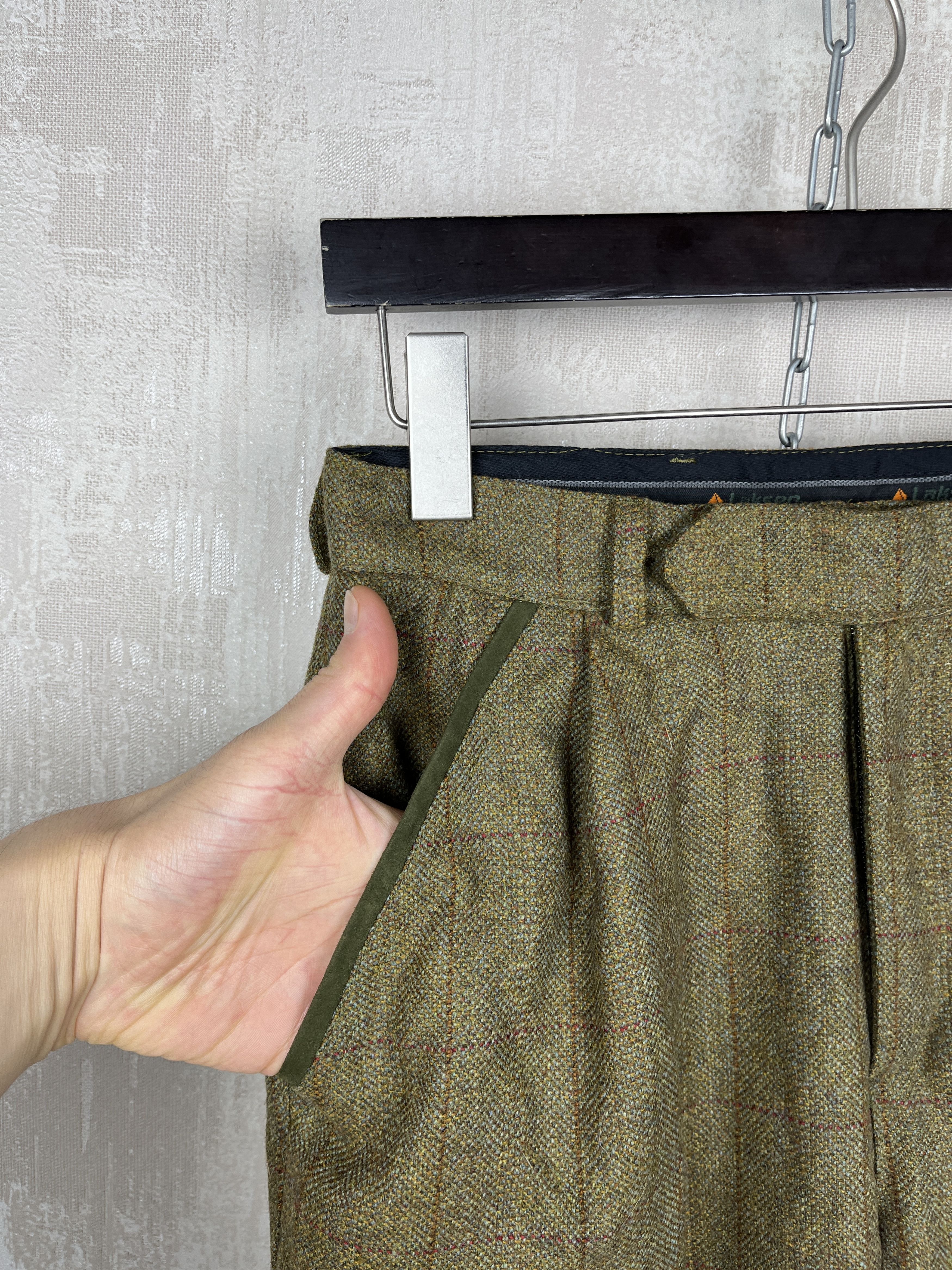Goretex Laksen Gore-Tex Wool Hunting Breeks Pants Thrie Estaits Size US 31 - 9 Thumbnail