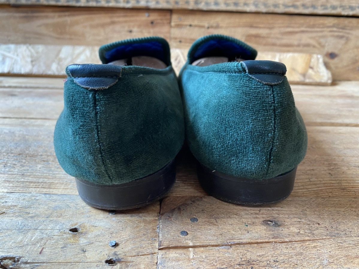 Crockett & Jones Crockett and jones slip slippers green loafer uk sz10.5 Size US 11 / EU 44 - 6 Thumbnail