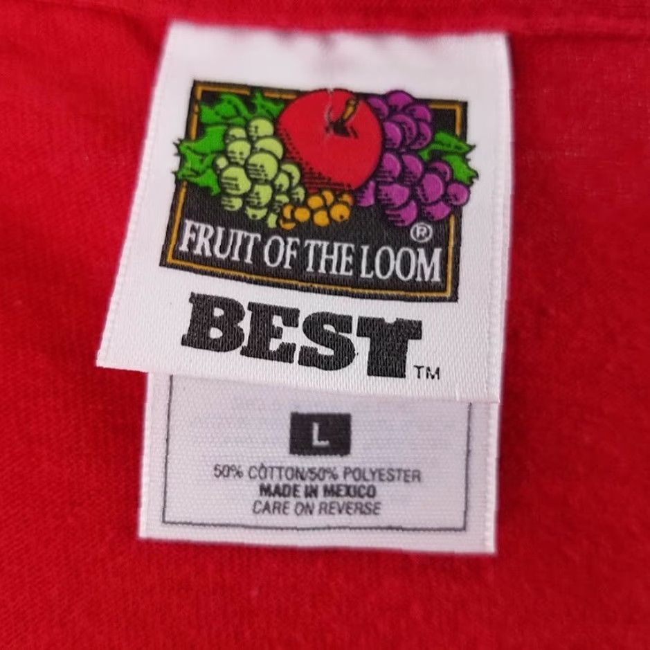 Fruit Of The Loom VINTAGE China Educational Travels Mens T Shirt Red Size Large Crew Neck 90s Size US L / EU 52-54 / 3 - 5 Thumbnail