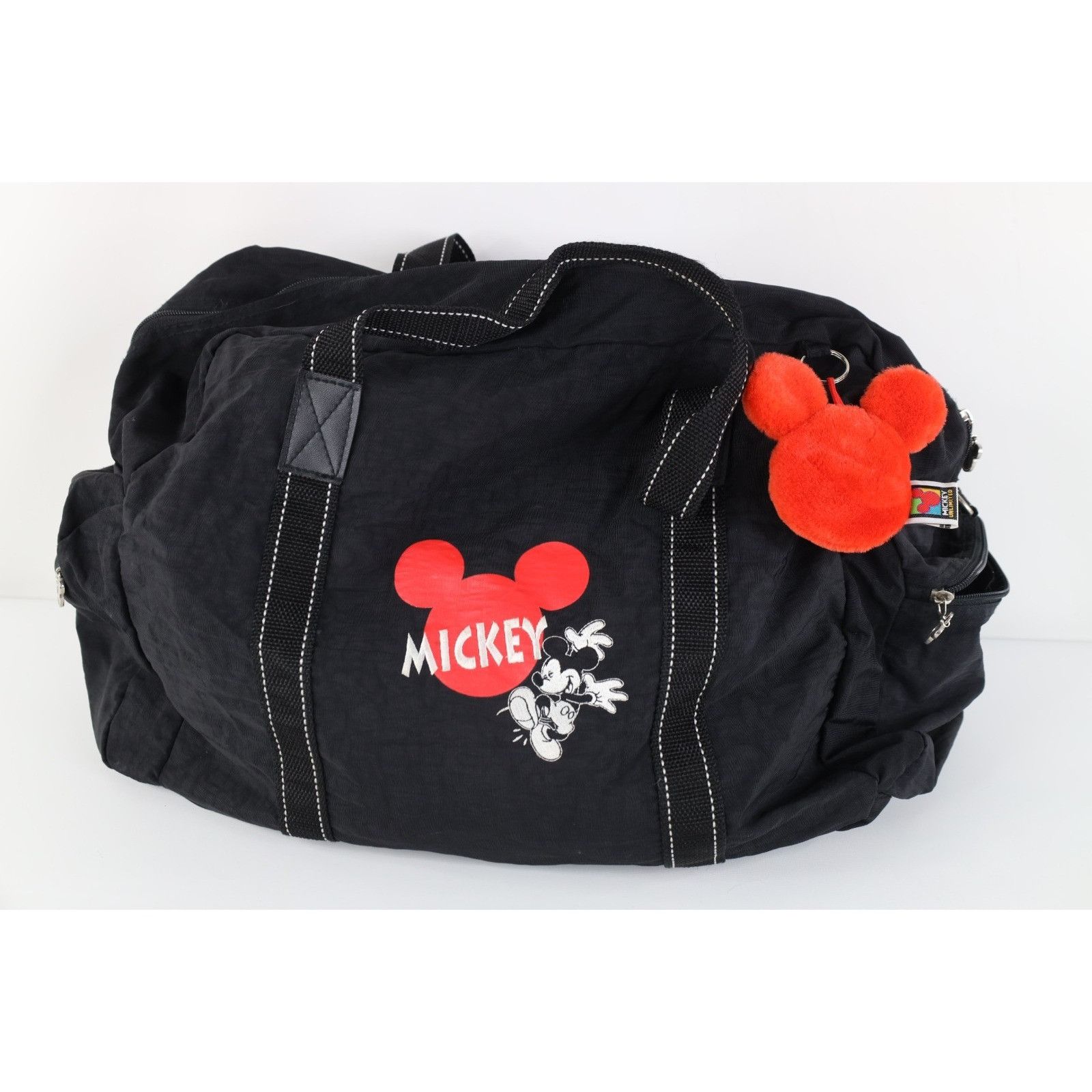 Disney Vintage 90s Disney Spell Out Mickey Mouse Handled Duffel Bag Size ONE SIZE - 1 Thumbnail