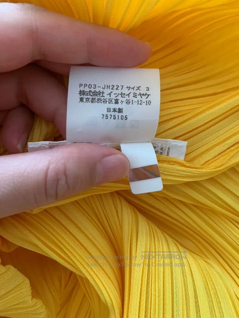 Issey Miyake Issey Miyake Yellow Maxi Skirt Size L / US 10 / IT 46 - 5 Thumbnail