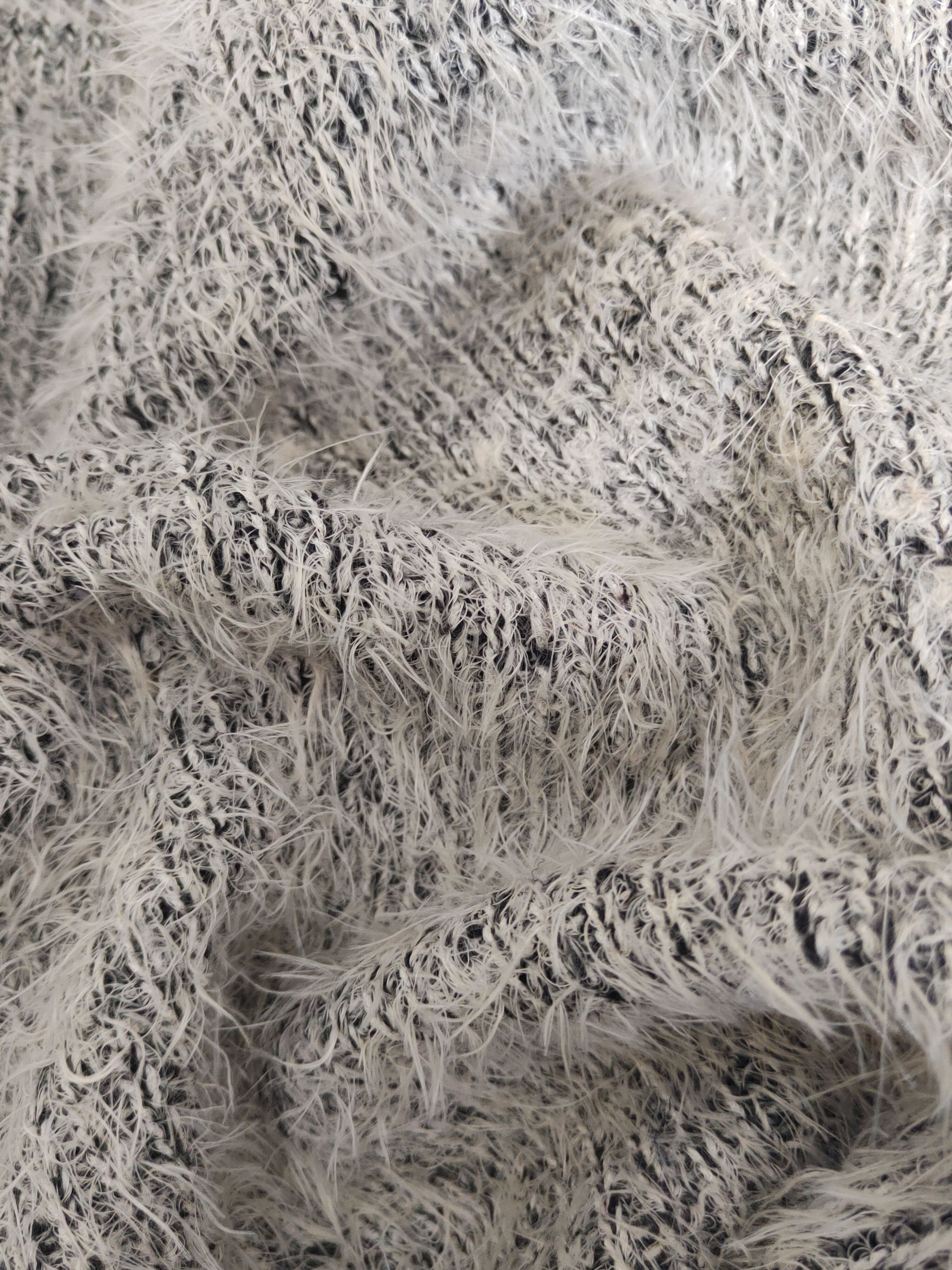 Japanese Brand Japanese Brand Black Shag Shaggy Fur Mohair Knitwear #W2134 Size S / US 4 / IT 40 - 10 Thumbnail
