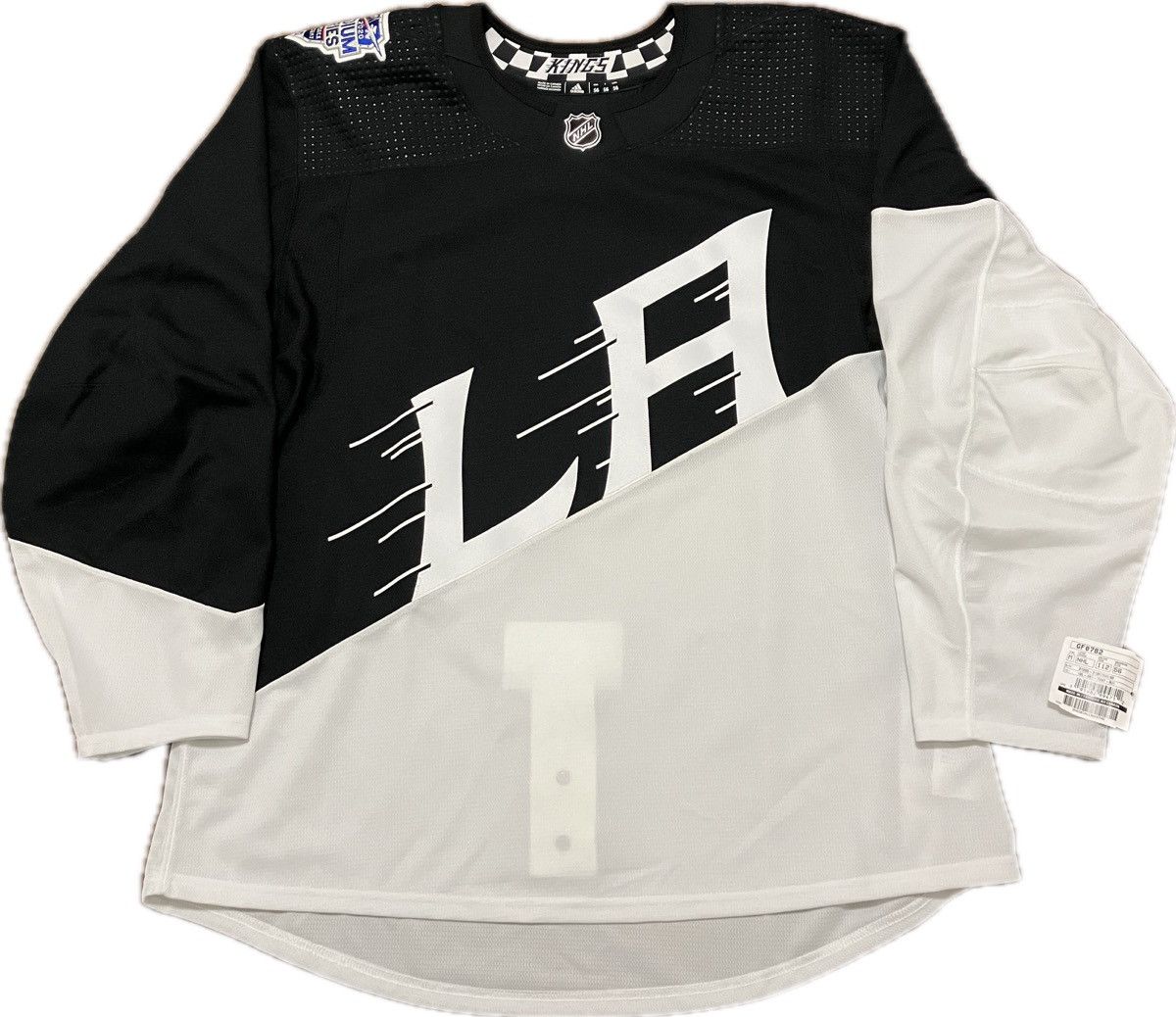 image of Los Angeles Kings Stadiumseries Mic Adidas Nhl Hockey Jersey, Men's (Size 2XL)