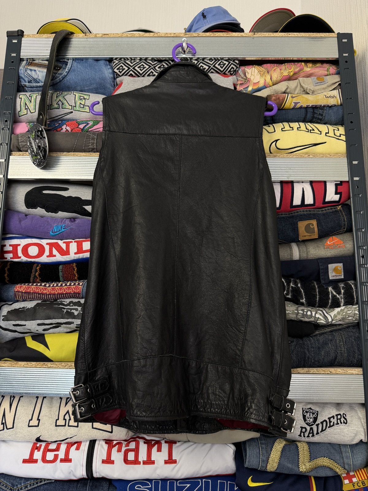 Allsaints Allsaints Leather Biker Avant Garde Vest 00s Size M / US 6-8 / IT 42-44 - 2 Thumbnail