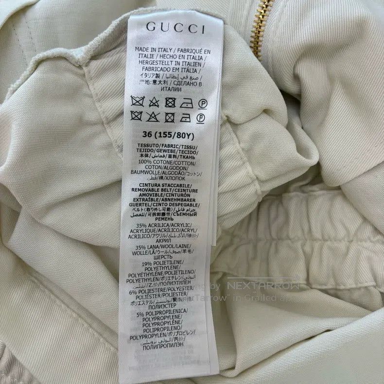 Gucci Gucci White double pocket lapel short-sleeved zipper workw Size XS / US 0-2 / IT 36-38 - 4 Thumbnail
