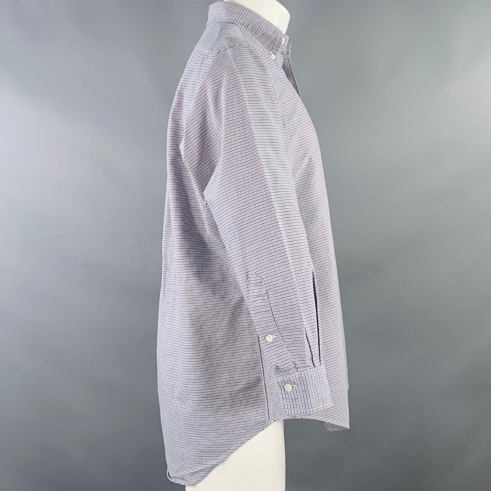Ralph Lauren RALPH LAUREN Blue Red Woven Cotton One Pocket Long Sleeve Size US M / EU 48-50 / 2 - 3 Thumbnail