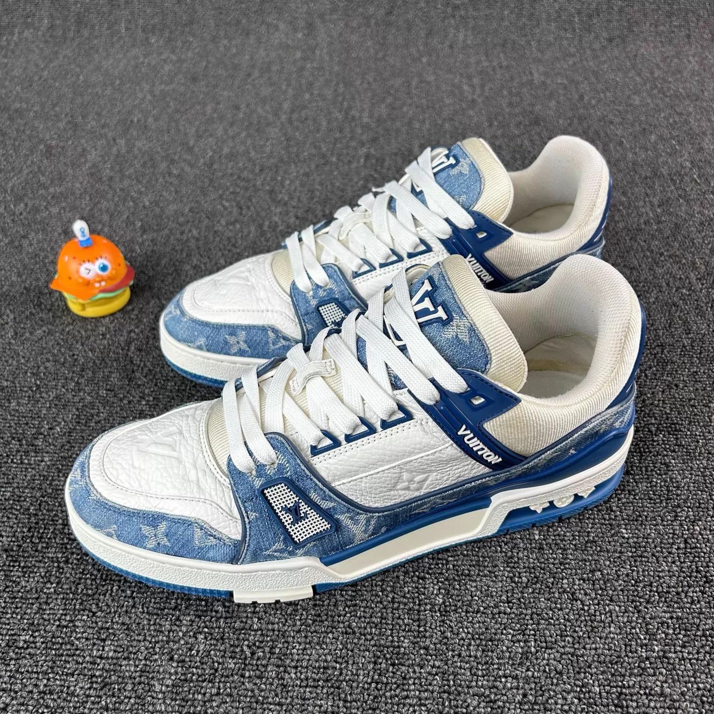 Louis Vuitton Louis Vuitton blue denim Trainer 42 Size US 9 / EU 42 - 1 Thumbnail