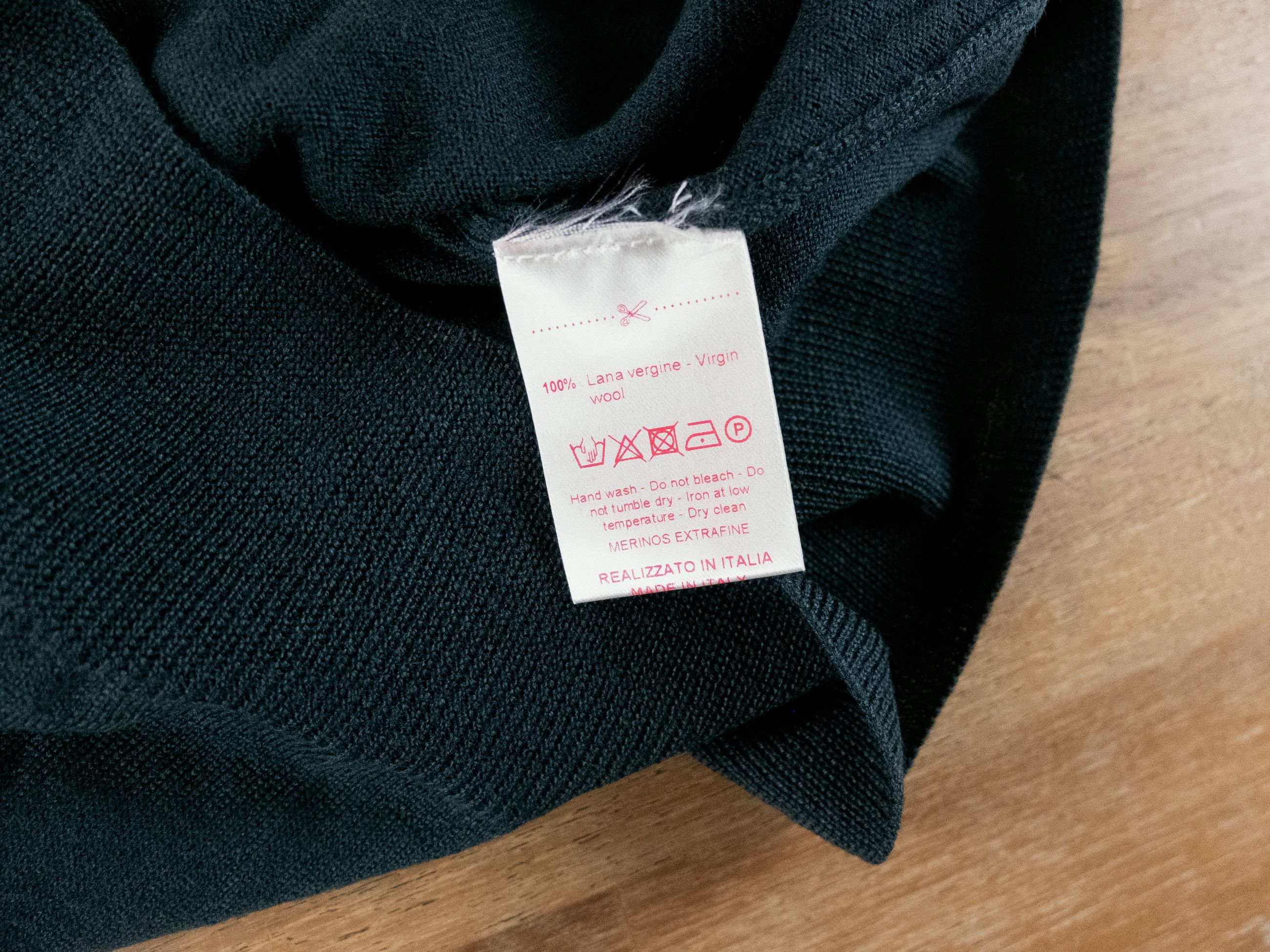 Altea ALTEA green crewneck wool sweater Size Medium Size US M / EU 48-50 / 2 - 5 Thumbnail