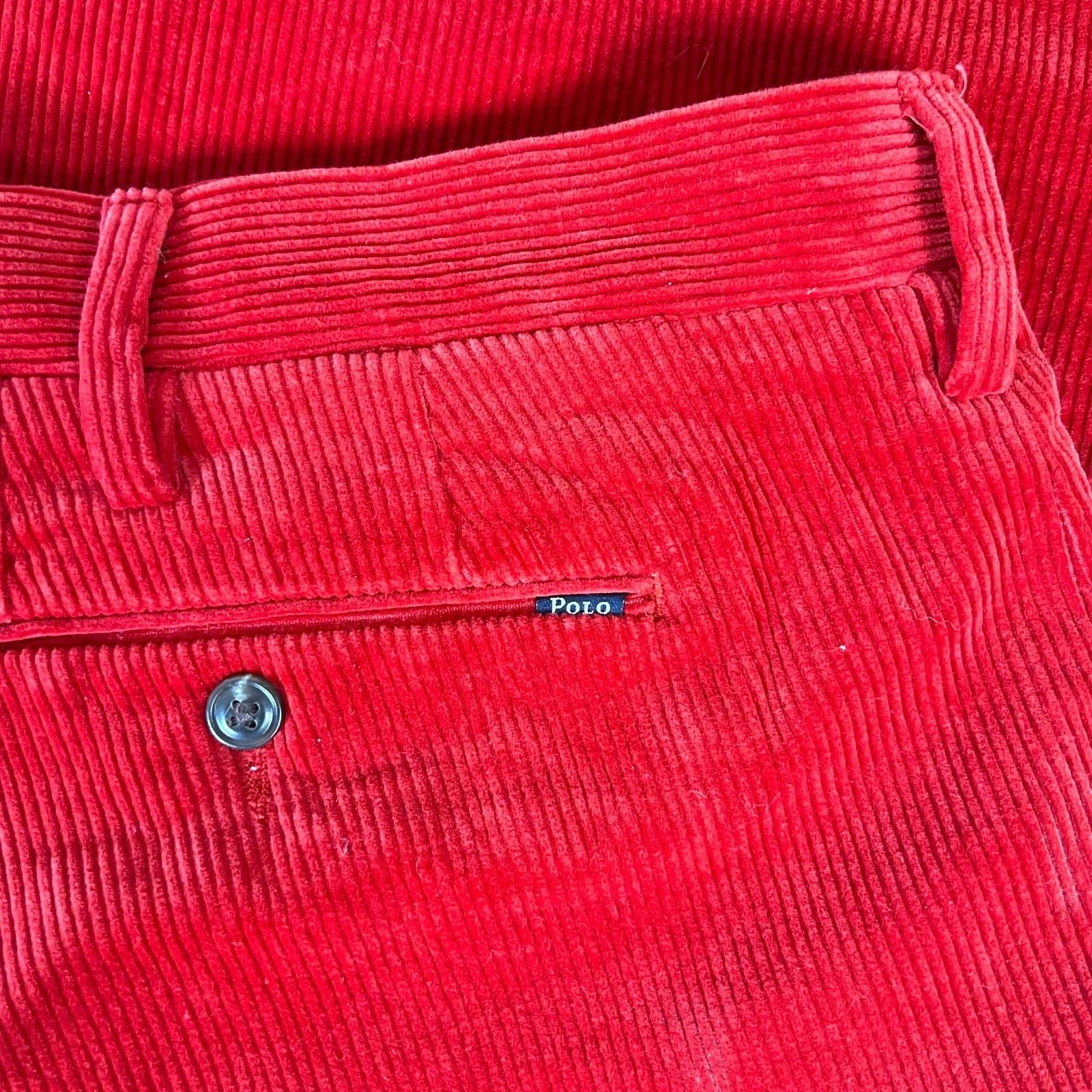 Polo Ralph Lauren Polo Ralph Lauren Mens Corduroy Pants size 42/30 Red Classic Size US 42 / EU 58 - 6 Thumbnail