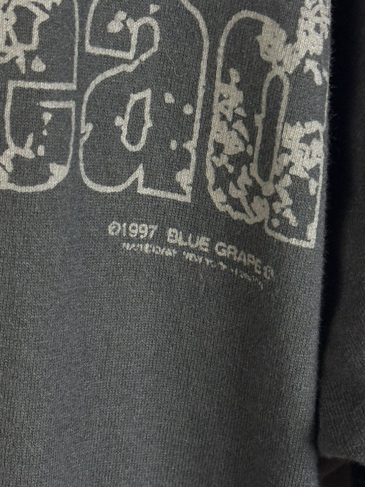 Band Tees 90s Vintage Machine Head 1997 Blue Grape Metal Long Sleeve Size US XL / EU 56 / 4 - 9 Thumbnail