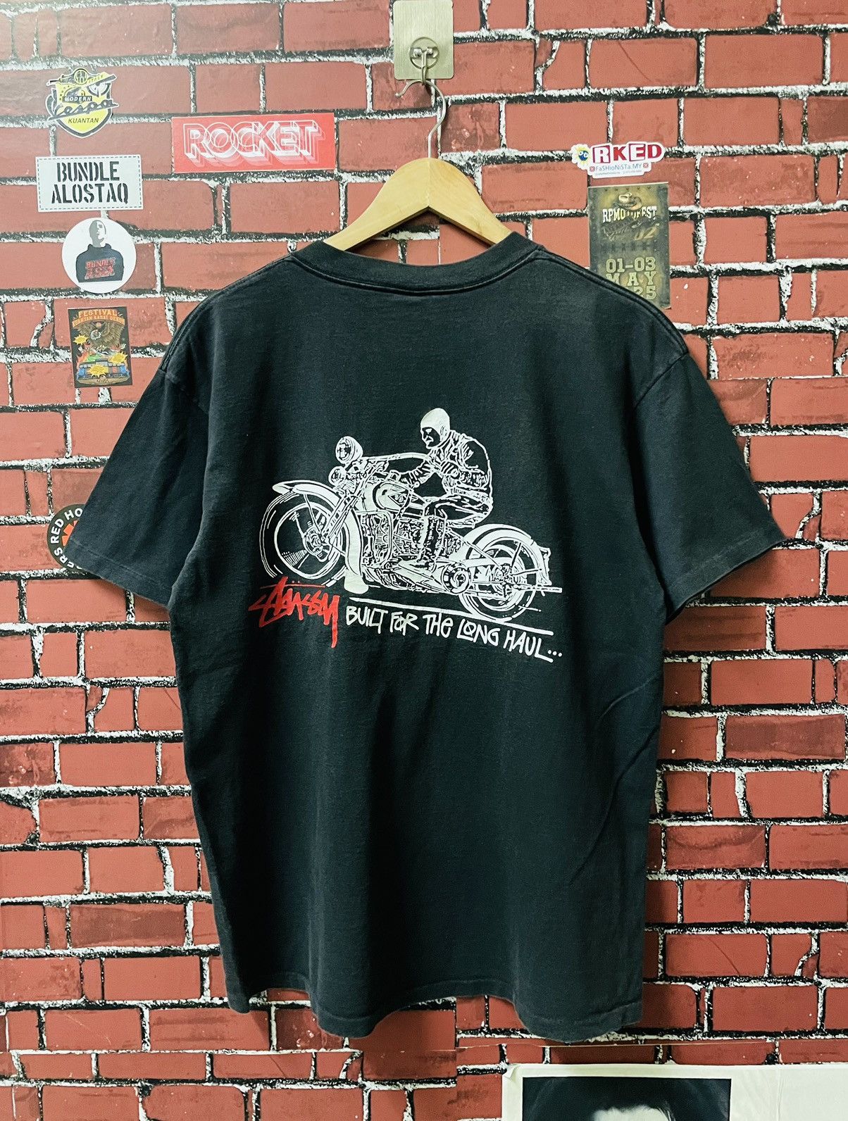Stussy VINTAGE STUSSY BUILT THE LONG HAUL!! 80/90s Size US L / EU 52-54 / 3 - 1 Thumbnail