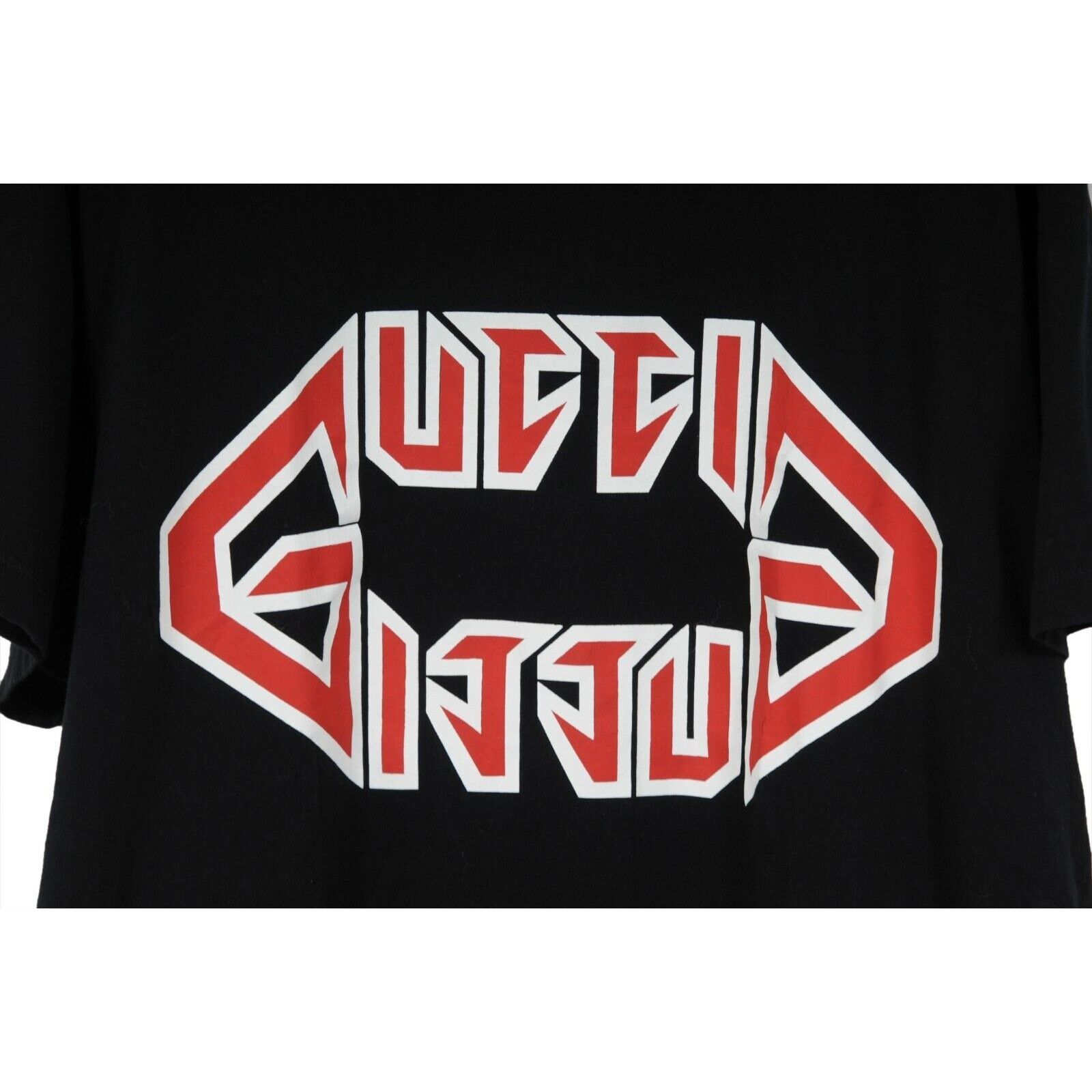 Gucci Metal Logo T Shirt Black Red White Size US M / EU 48-50 / 2 - 3 Thumbnail