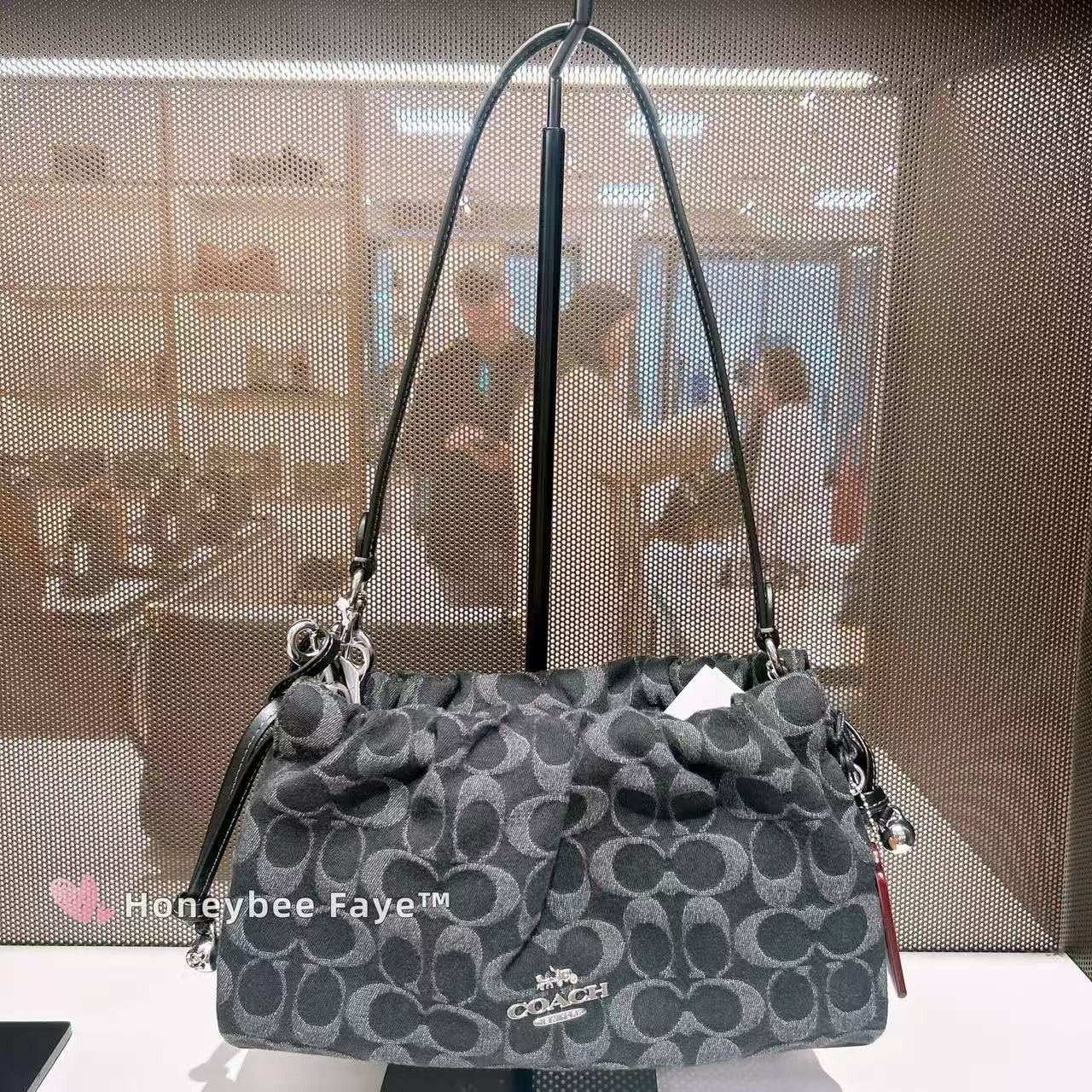 Coach Faye Shoulder Bag In Signature Denim CDB93 Size ONE SIZE - 2 Thumbnail