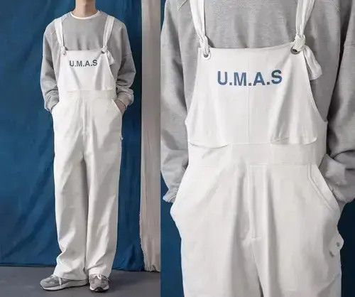 Other 20AW Indigo Union Japan White Worker Marine Overall Size US 31 - 3 Thumbnail