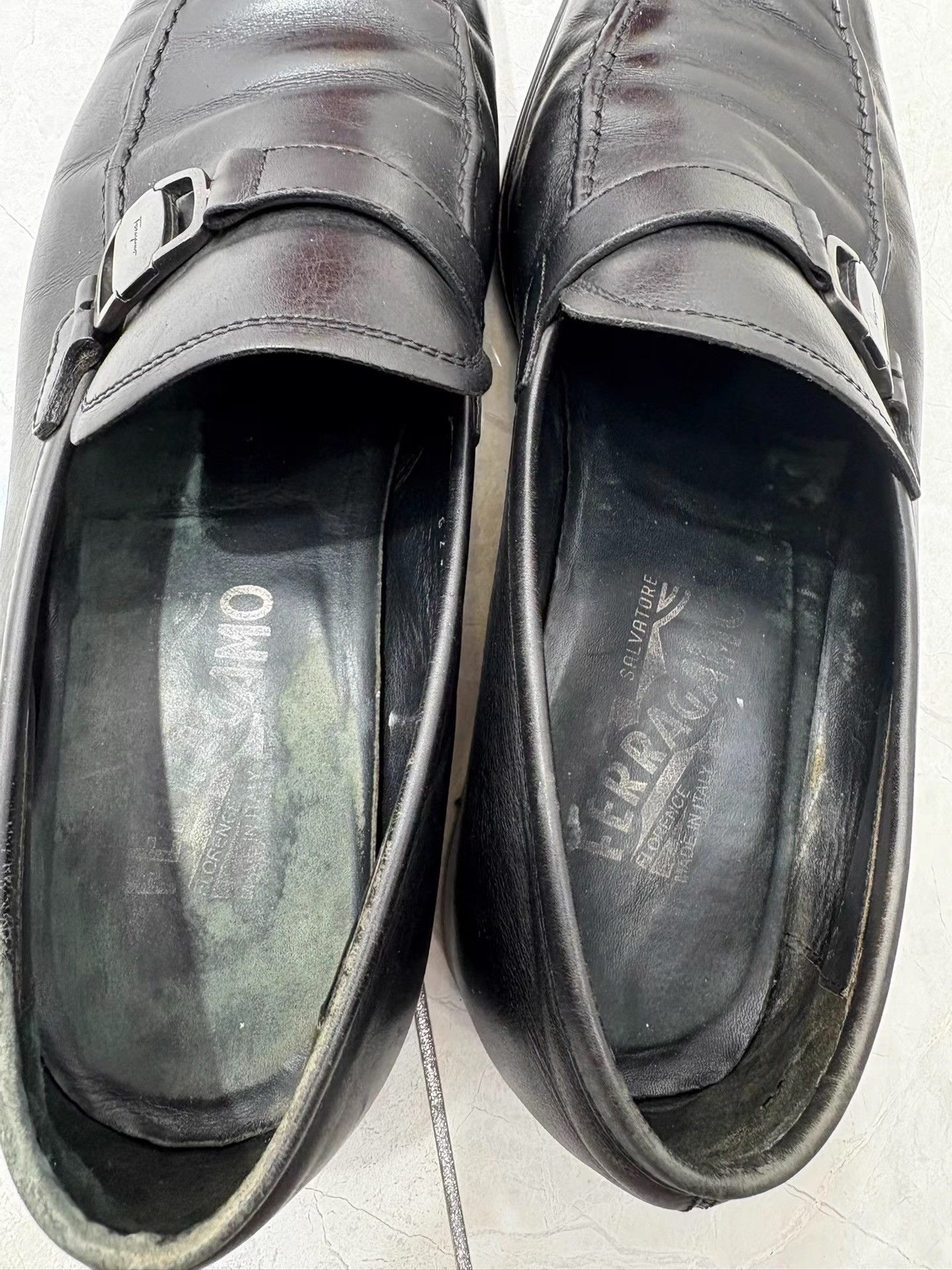 Salvatore Ferragamo Ferragamo Men's Business Loafer Casual Leather Shoes K29 Size US 7.5 / EU 40-41 - 3 Thumbnail