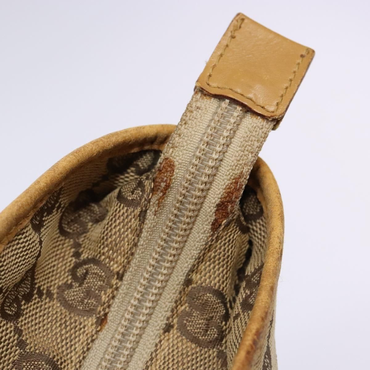 Gucci GUCCI GG Canvas Tote Bag Beige Silver 019 019 Size ONE SIZE - 18 Thumbnail