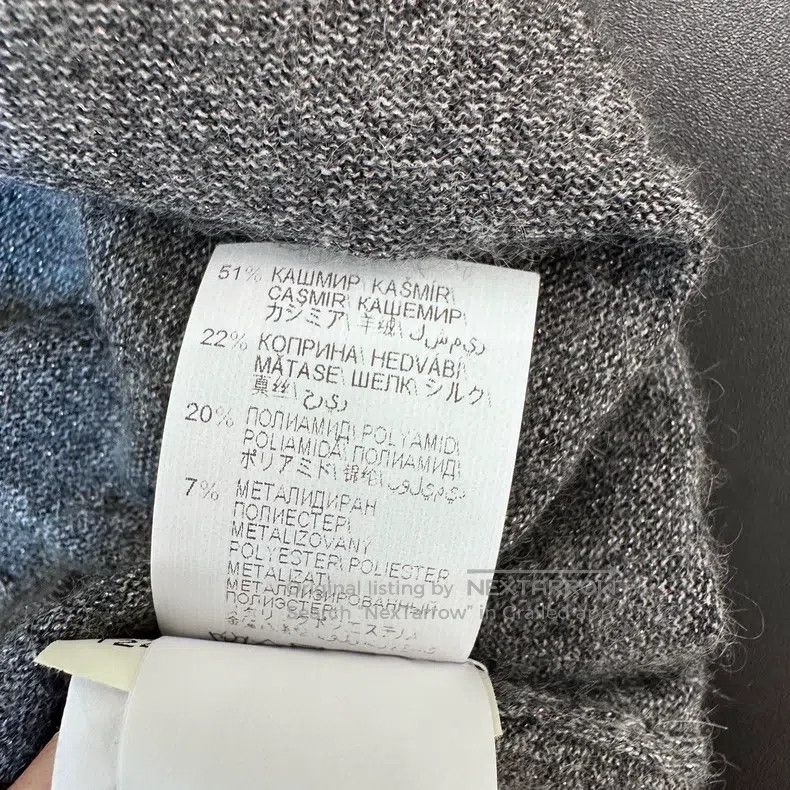 Brunello Cucinelli Brunello Cucinelli Dark gray V-neck knitted sweater Size L / US 10 / IT 46 - 5 Thumbnail