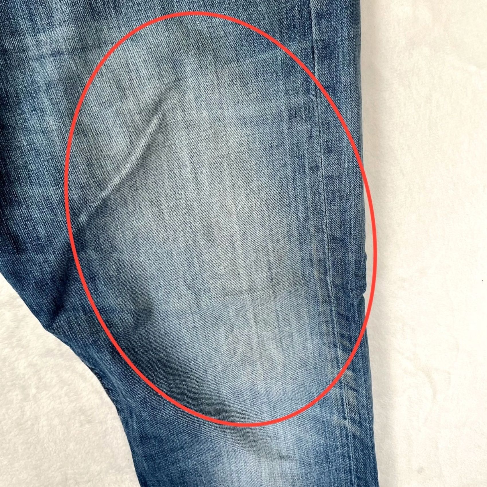 Levi's VINTAGE Levi’s 501 Jeans Blue Denim Size 40x32 Medium Wash Distressed Regular Mens Jeans 501 Series 90s Grunge USA Size US 40 / EU 56 - 4 Thumbnail