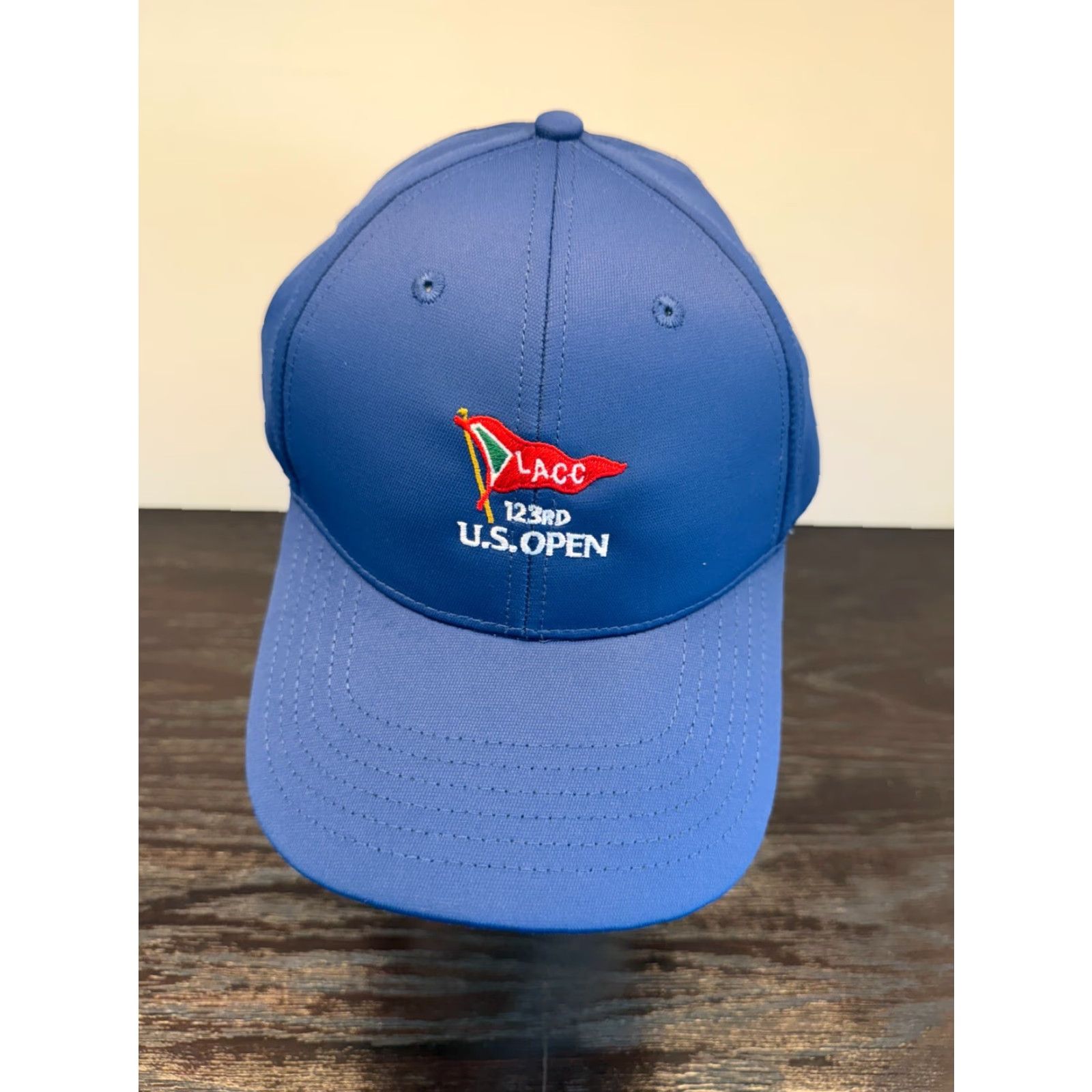 Vintage Ahead Hat Mens Mid Fit Blue Los Angeles Country Club 123rd US Open UPF 50+ Size ONE SIZE - 2 Thumbnail