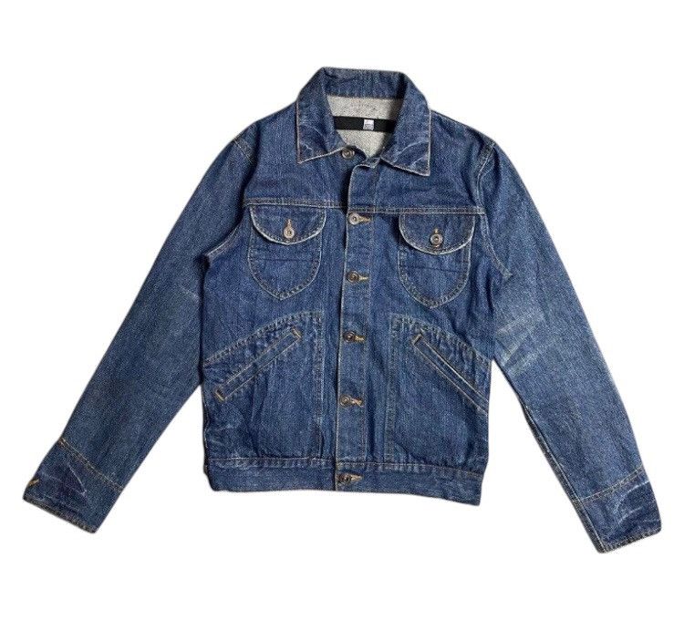 Marithe + Francois Girbaud × Vintage 90s Y2K Marithe Francois Girbaud Jean Trucker Jacket Size US M / EU 48-50 / 2 - 1 Thumbnail