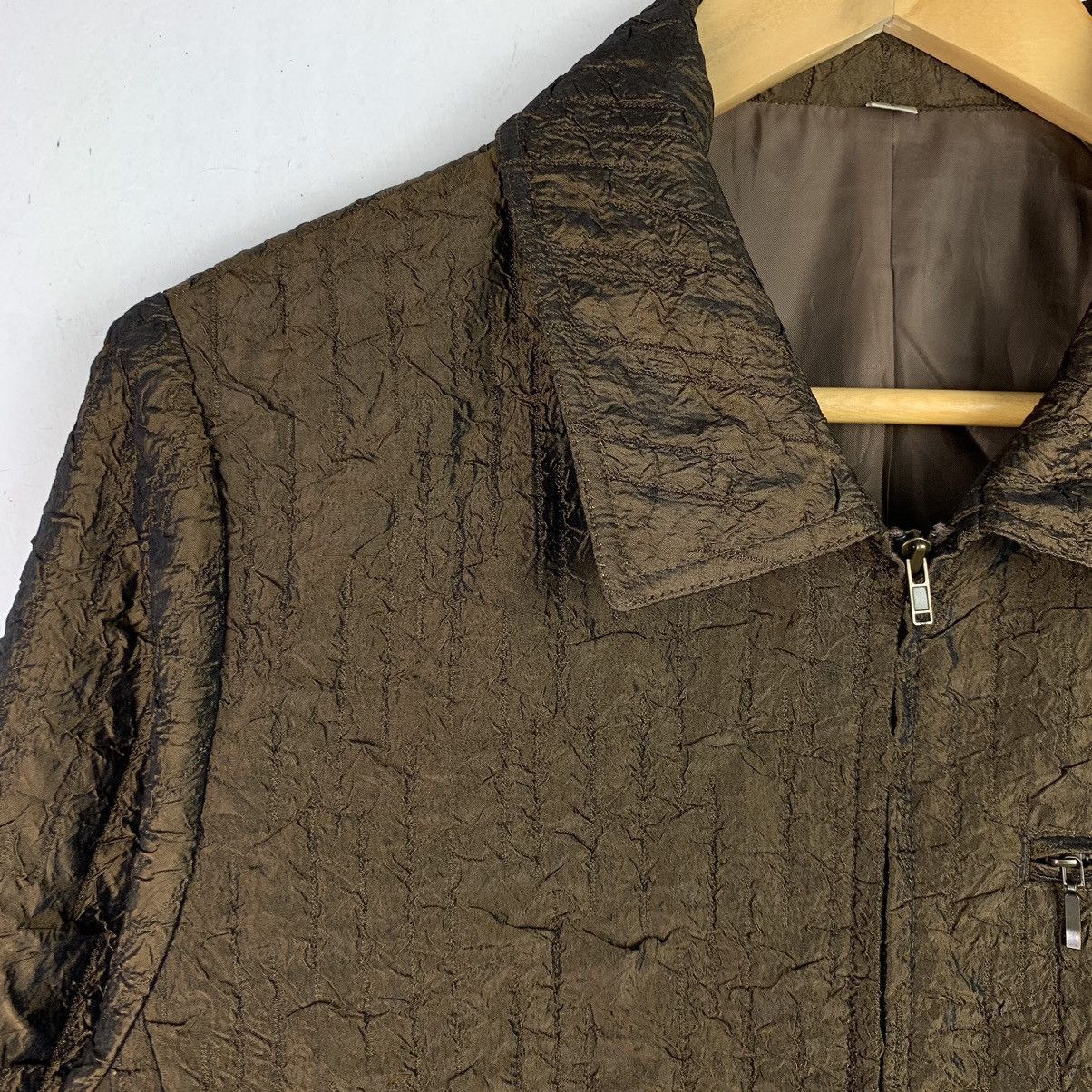 Designer × Japanese Brand × Vintage Vintage Bronze Textured Blazer Jacket Size US L / EU 52-54 / 3 - 5 Thumbnail
