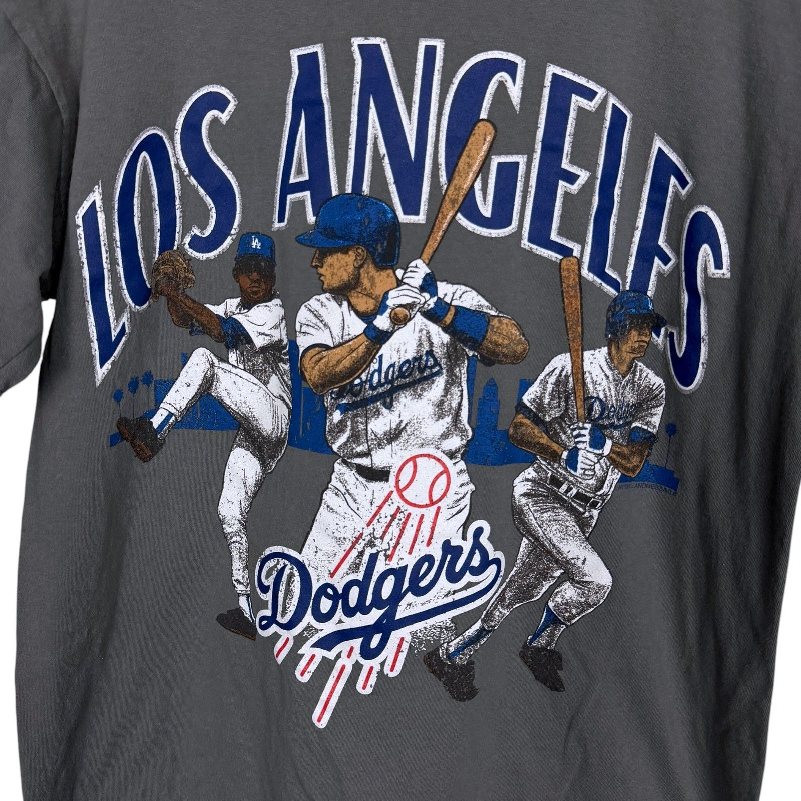 Mitchell & Ness Los Angeles Dodgers Men’s L Mitchell & Ness T-Shirt 2 Sided Size US L / EU 52-54 / 3 - 3 Thumbnail