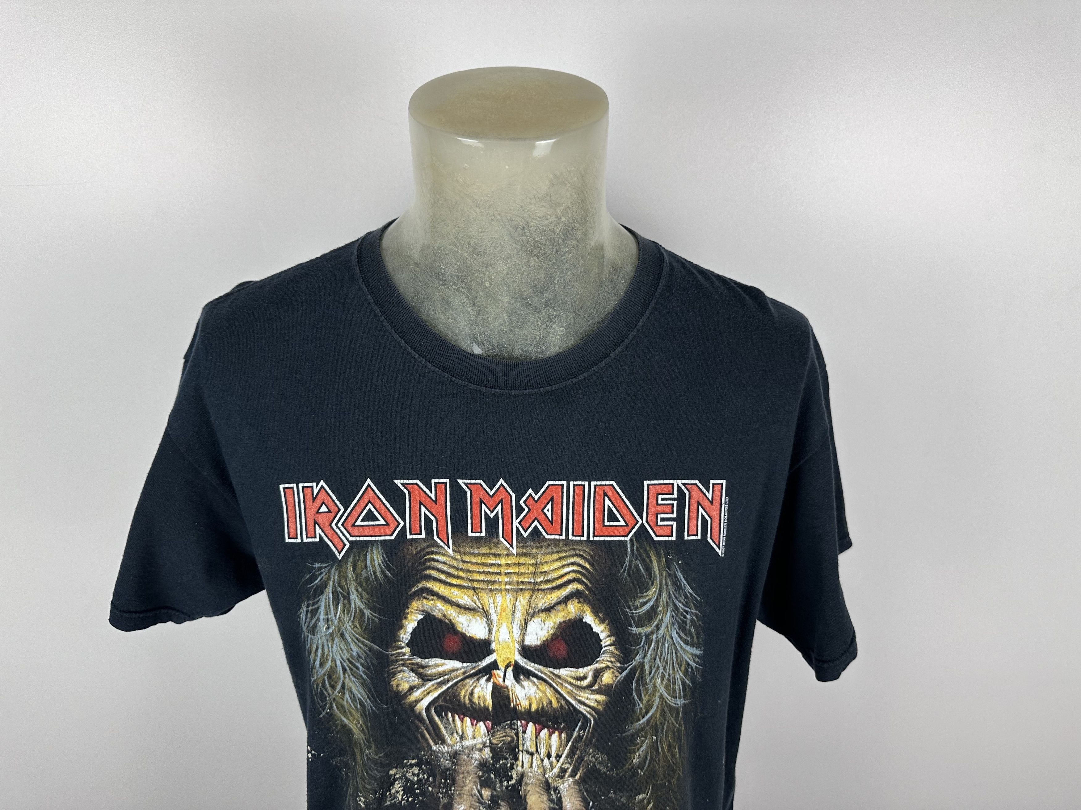 Iron Maiden × Vintage Iron Maiden 2007 T Shirt Fruit Of The Loom Shirt Tee Cotton Size US L / EU 52-54 / 3 - 2 Thumbnail