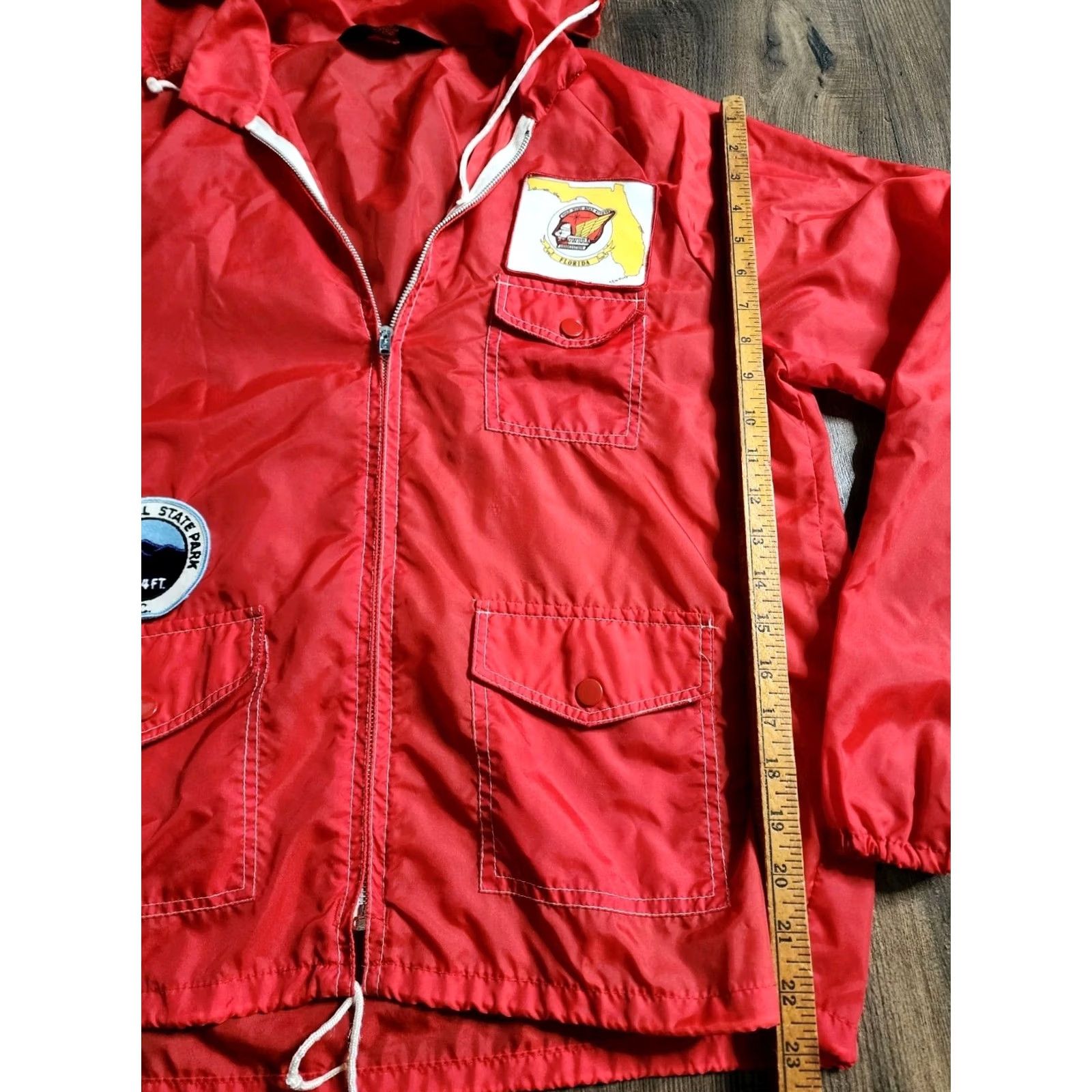 Sears VINTAGE Sears Windbreaker Jacket Mens S Nylon Red Wing Patch 80s Casual Short Jacket Size US S / EU 44-46 / 1 - 4 Thumbnail