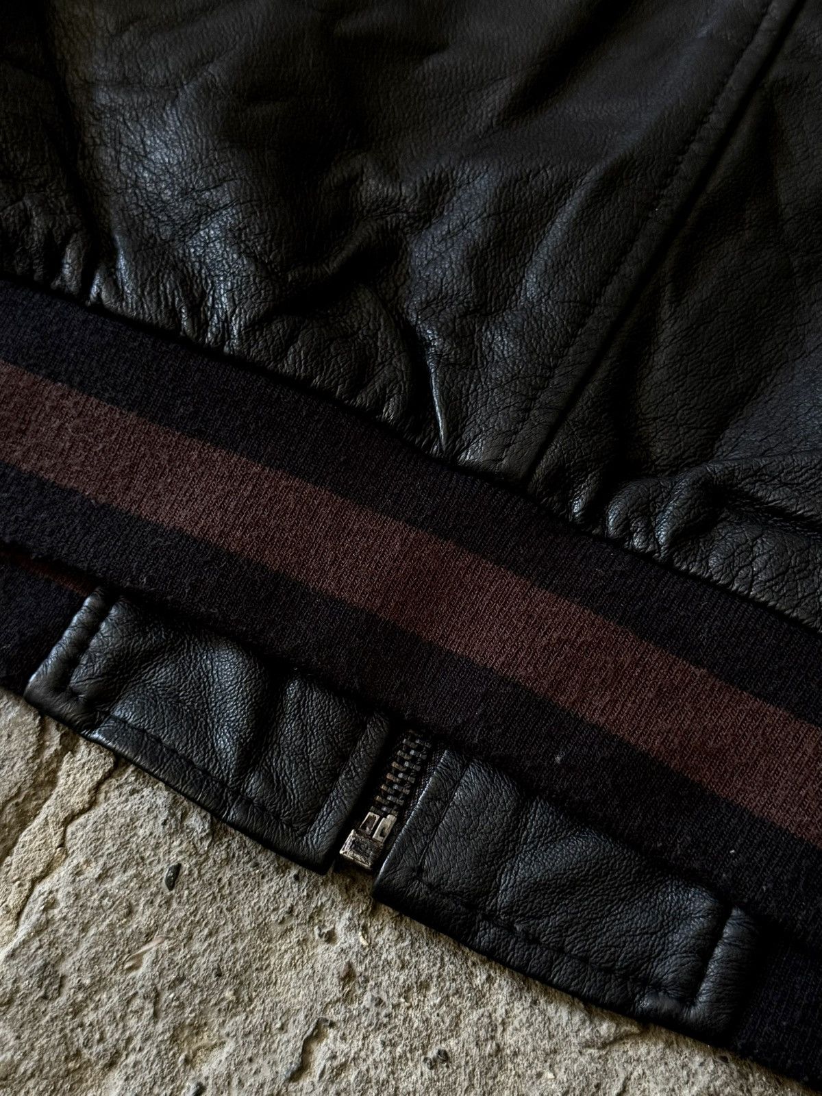 Gucci × Tom Ford Gucci - Tom Ford - Cherry Line - Leather Jacket Size US S / EU 44-46 / 1 - 13 Thumbnail