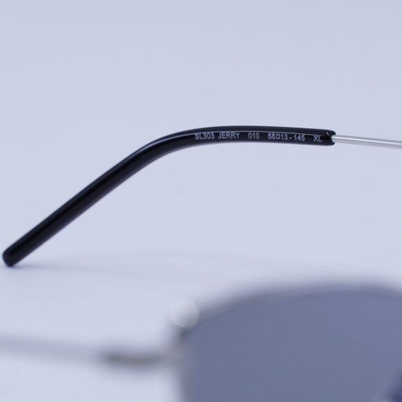 Saint Laurent Paris 🕶️ New Saint Laurent SL303 JERRY 010 Sunglasses - Silver Size ONE SIZE - 6 Thumbnail