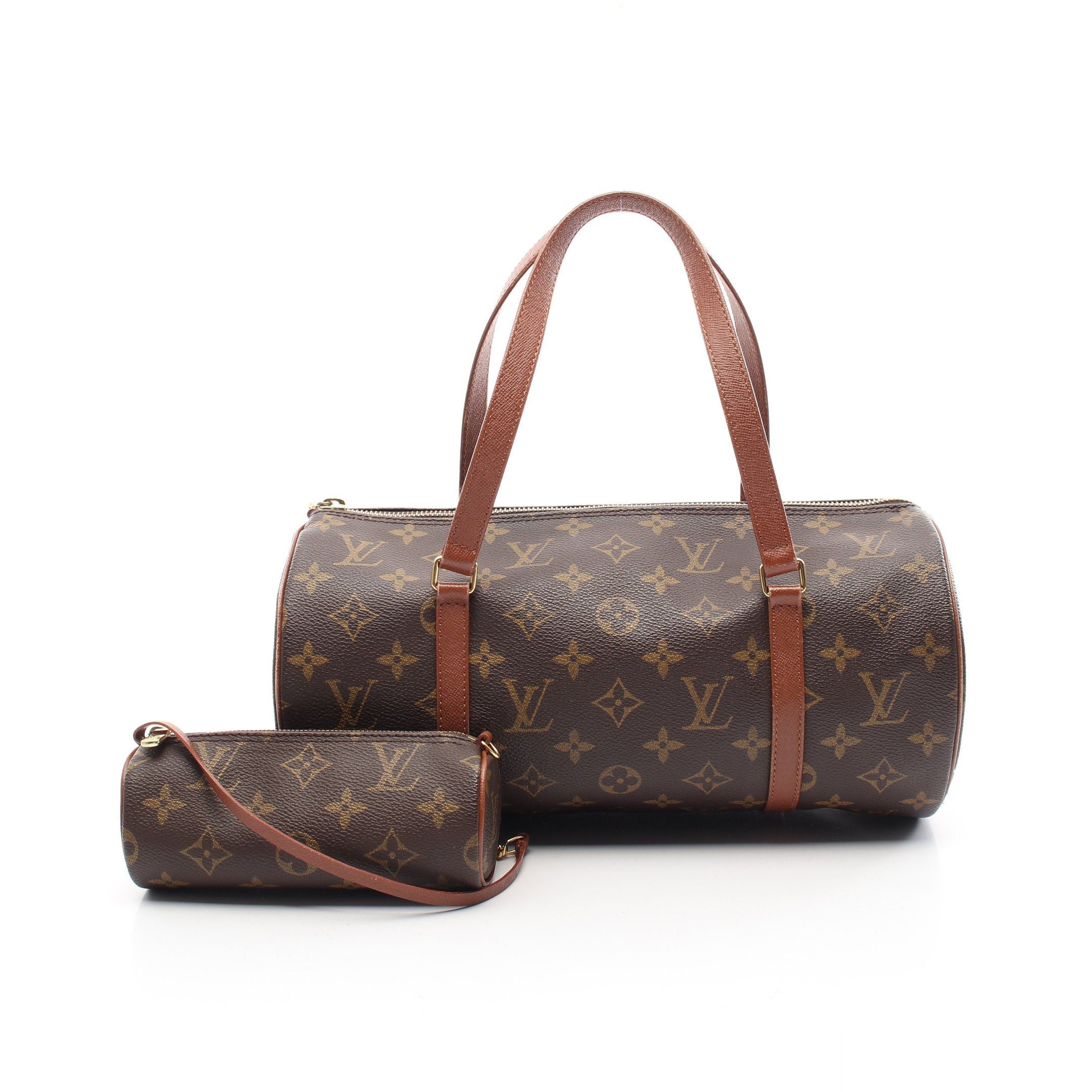 Louis Vuitton Louis Vuitton Papillon 30 Monogram Old Model Handbag Leather Brown Size ONE SIZE - 1 Thumbnail