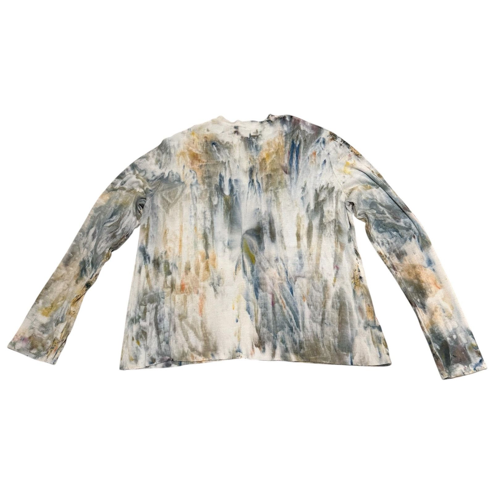 Other Heyne Bogut Top Ribbed Snap Close Hand Dyed Multicolor Small Size S / US 4 / IT 40 - 6 Thumbnail