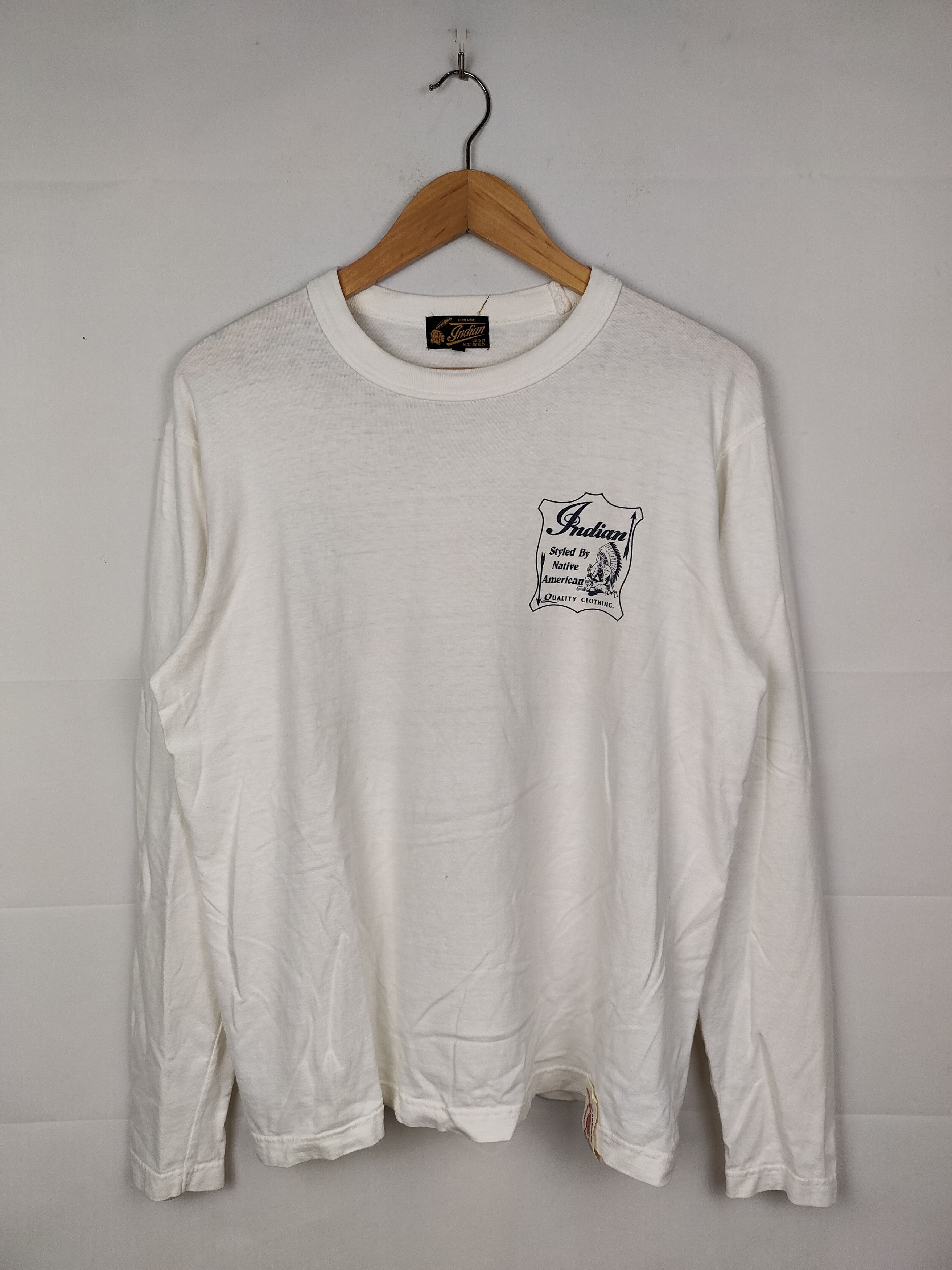 Indian Motorcycle Vintage Indian Motorcycle Longsleeve Shirt Size US L / EU 52-54 / 3 - 2 Thumbnail