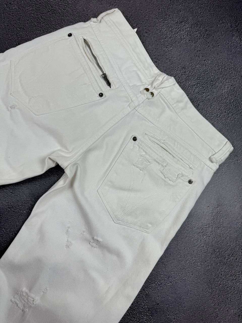 Dolce & Gabbana Vintage Dolce&Gabbana White Jeans Denim Size 34" / US 12 / IT 48 - 3 Thumbnail