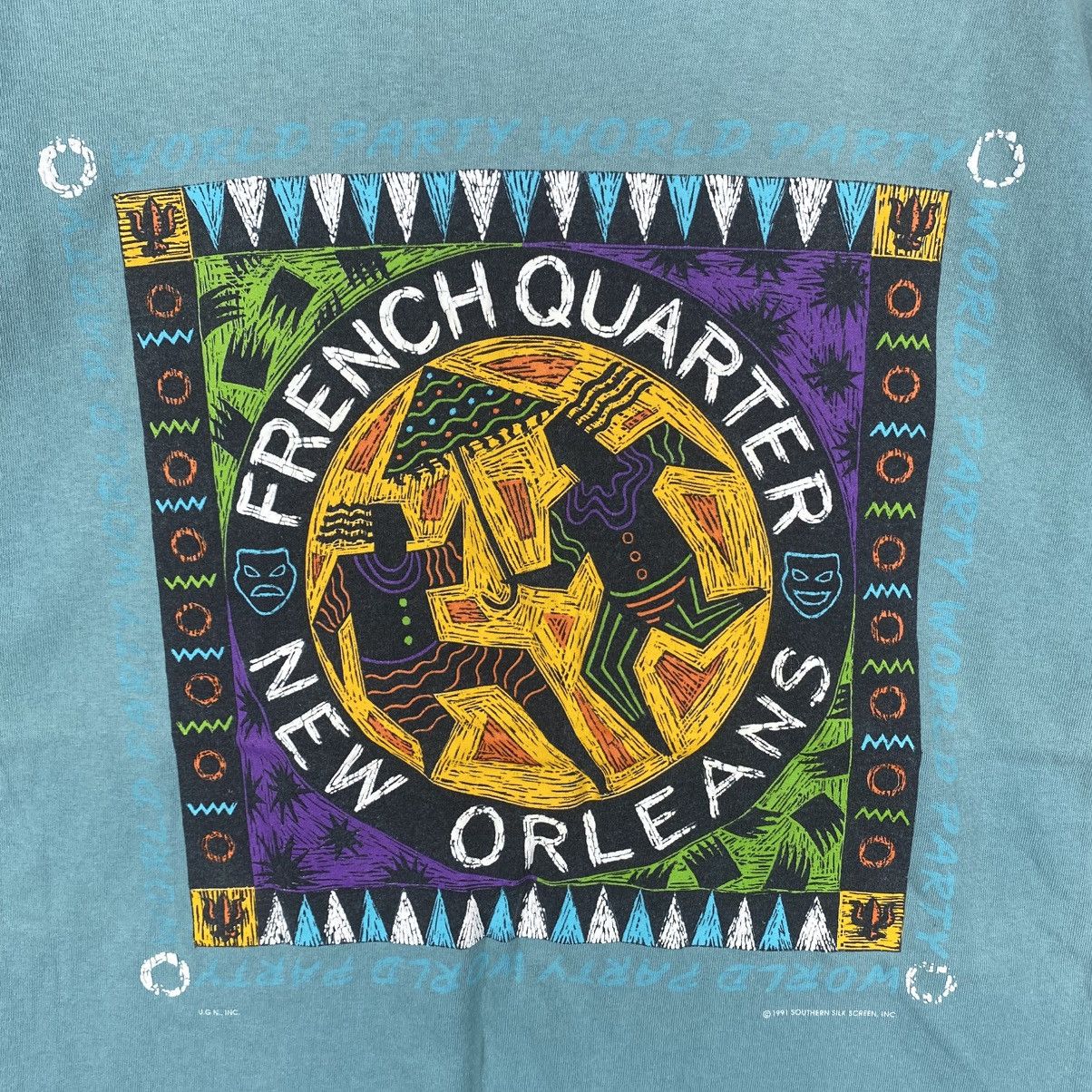 Vintage Vintage 90's FRENCH QUARTER New Orleans Graphic Tee Shirt Size US L / EU 52-54 / 3 - 2 Thumbnail