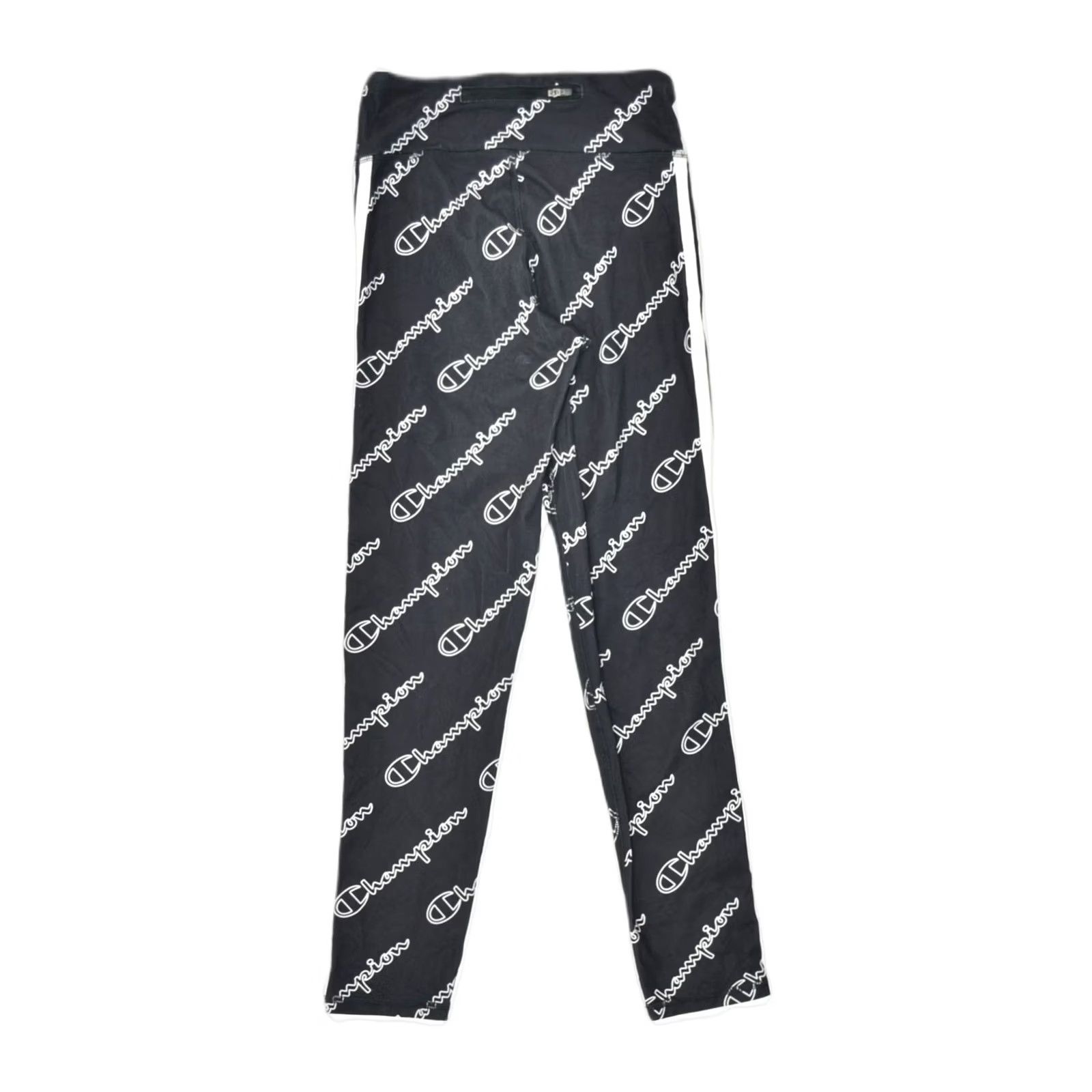 Champion CHAMPION Womens Graphic Leggings UK 4 XS Navy Blue Polyester Size 26" / US 2 / IT 38 - 2 Thumbnail
