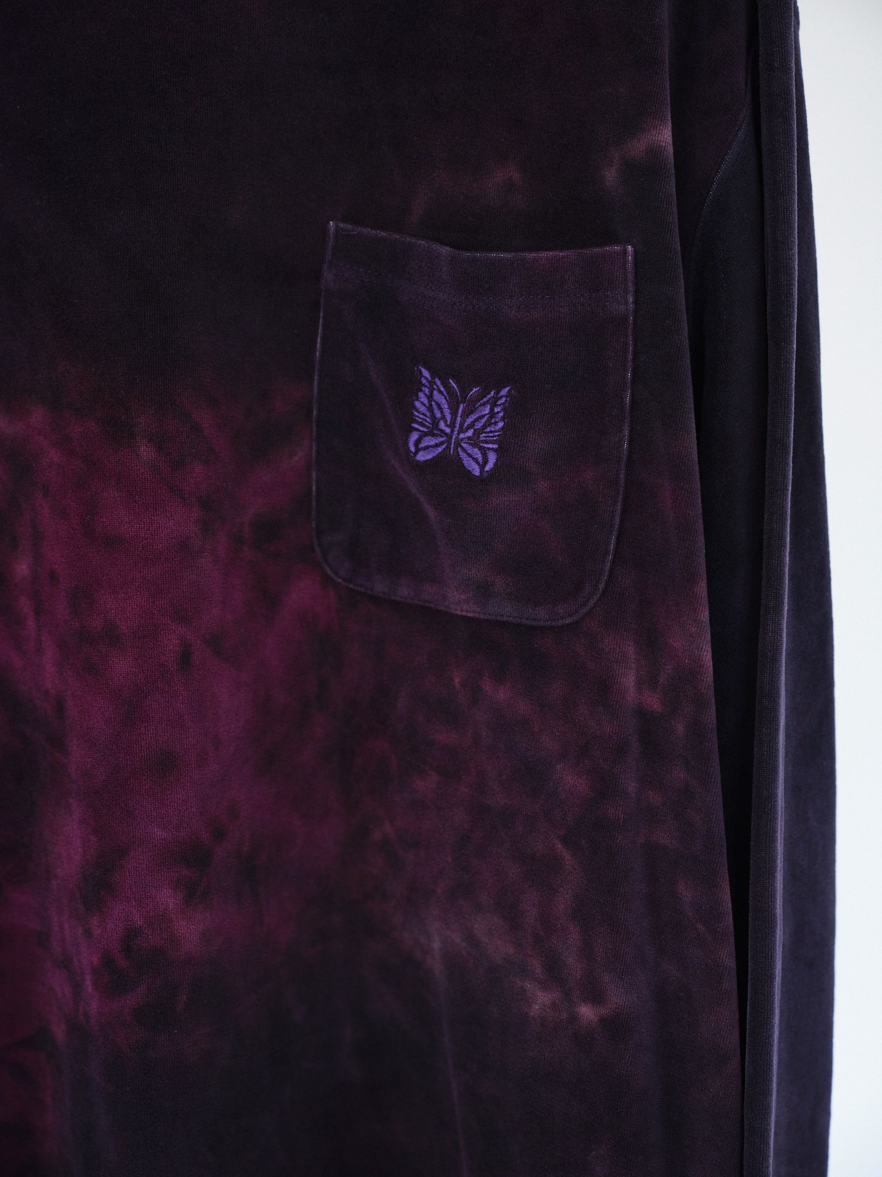 Needles Needles Indigo Tie Dye Pocket Tee Longsleeve Tee Size US S / EU 44-46 / 1 - 4 Thumbnail