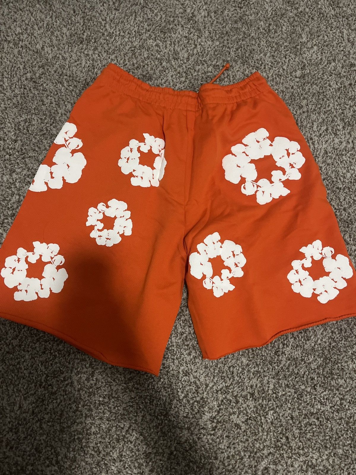 DENIM TEARS Denim Tears Sweatshort Orange Size Medium Size US 30 / EU 46 - 1 Thumbnail