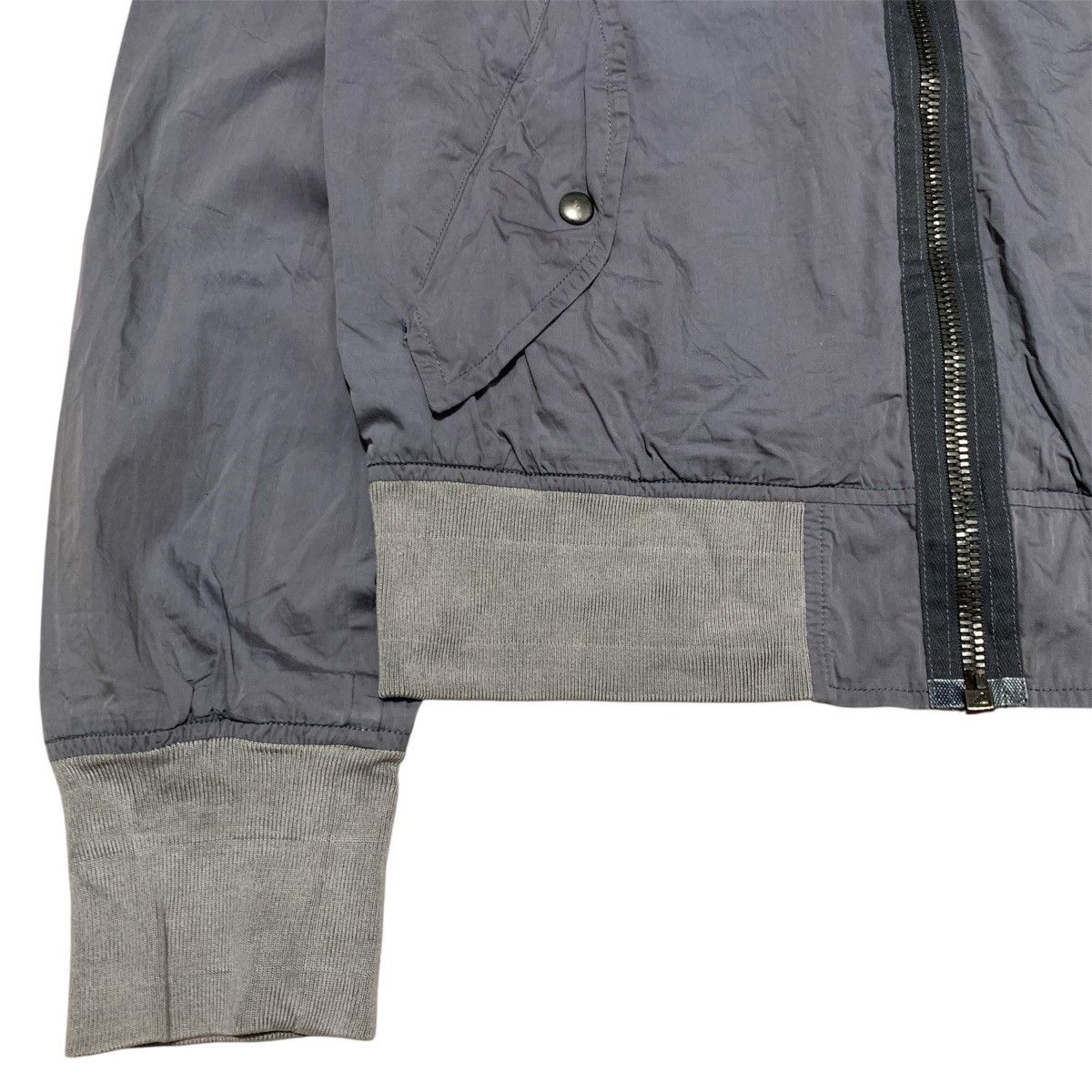 Yves Saint Laurent Yves Saint Laurent Grey Paracute Bomber Jacket Size US M / EU 48-50 / 2 - 7 Thumbnail