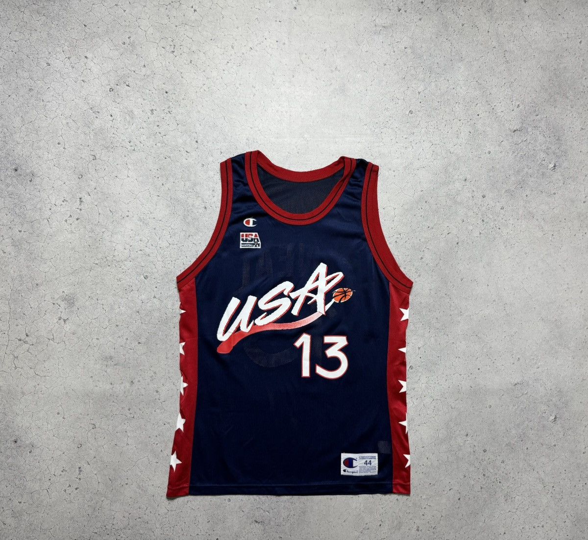 Champion Team USA O'neal #13 NBA Jersey Suit Shorts 1996