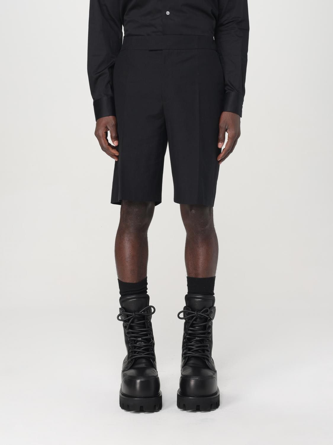 Alexander McQueen ALEXANDER MCQUEEN black cotton mohair wool shorts Size 36 Size US 36 / EU 52 - 2 Thumbnail