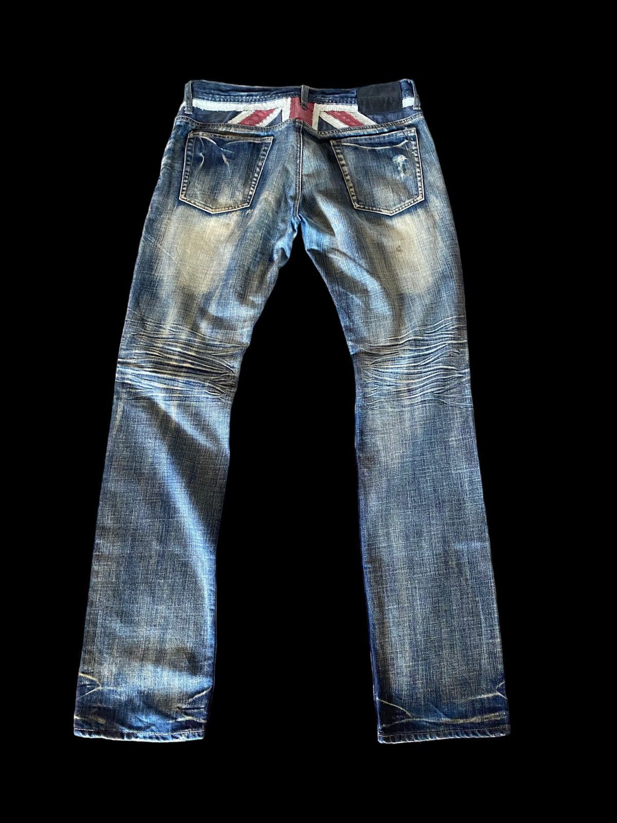 Japanese Brand 🔥RARE🔥Vintage EDGE RUPERT Slimfit Distressed Denim Size US 34 / EU 50 - 2 Thumbnail