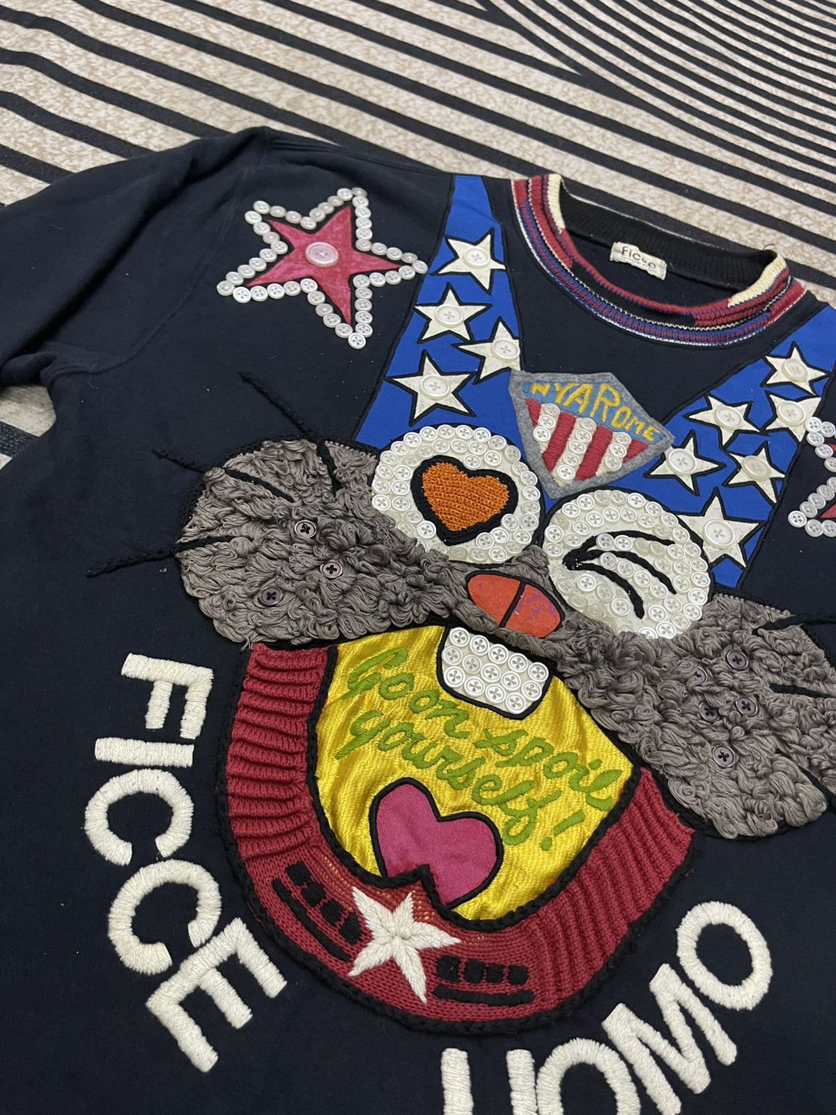 Yoshiyuki Konishi 90s YOSHIYUKI KONISHI FICCE OVP RABBIT SWEATSHIRT Size US S / EU 44-46 / 1 - 7 Thumbnail