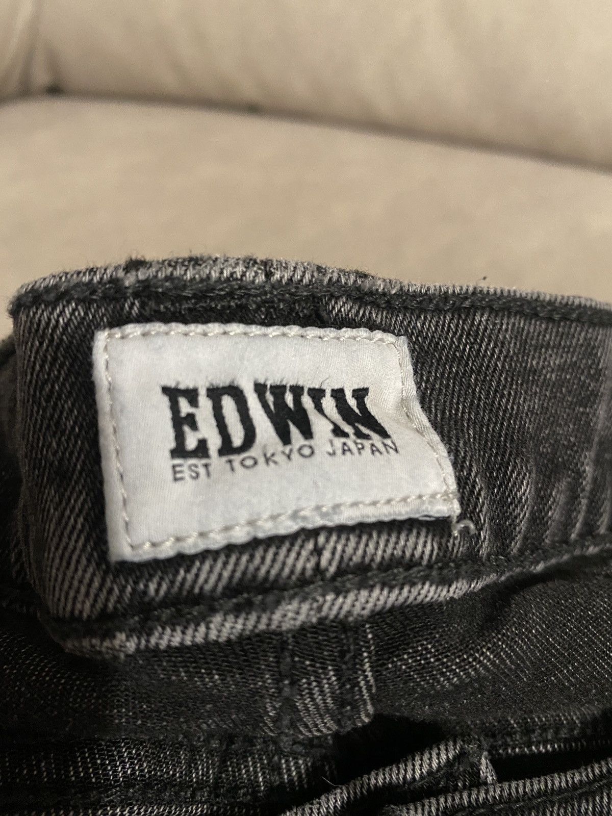 Designer × Edwin × Japanese Brand Edwin ED-85 Slim japanese designer Tapered Jeans 30X34 Size US 30 / EU 46 - 2 Thumbnail