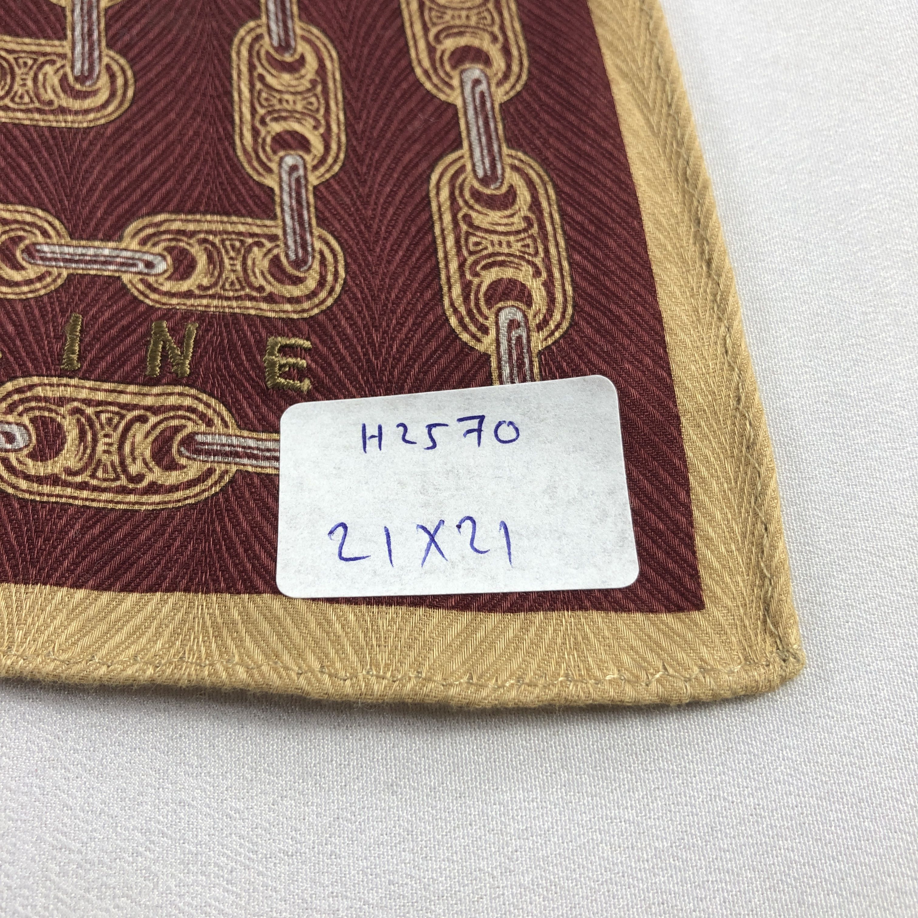 Celine × Vintage Celine Handkerchief Neckerchief Bandana H2570 Size ONE SIZE - 5 Thumbnail